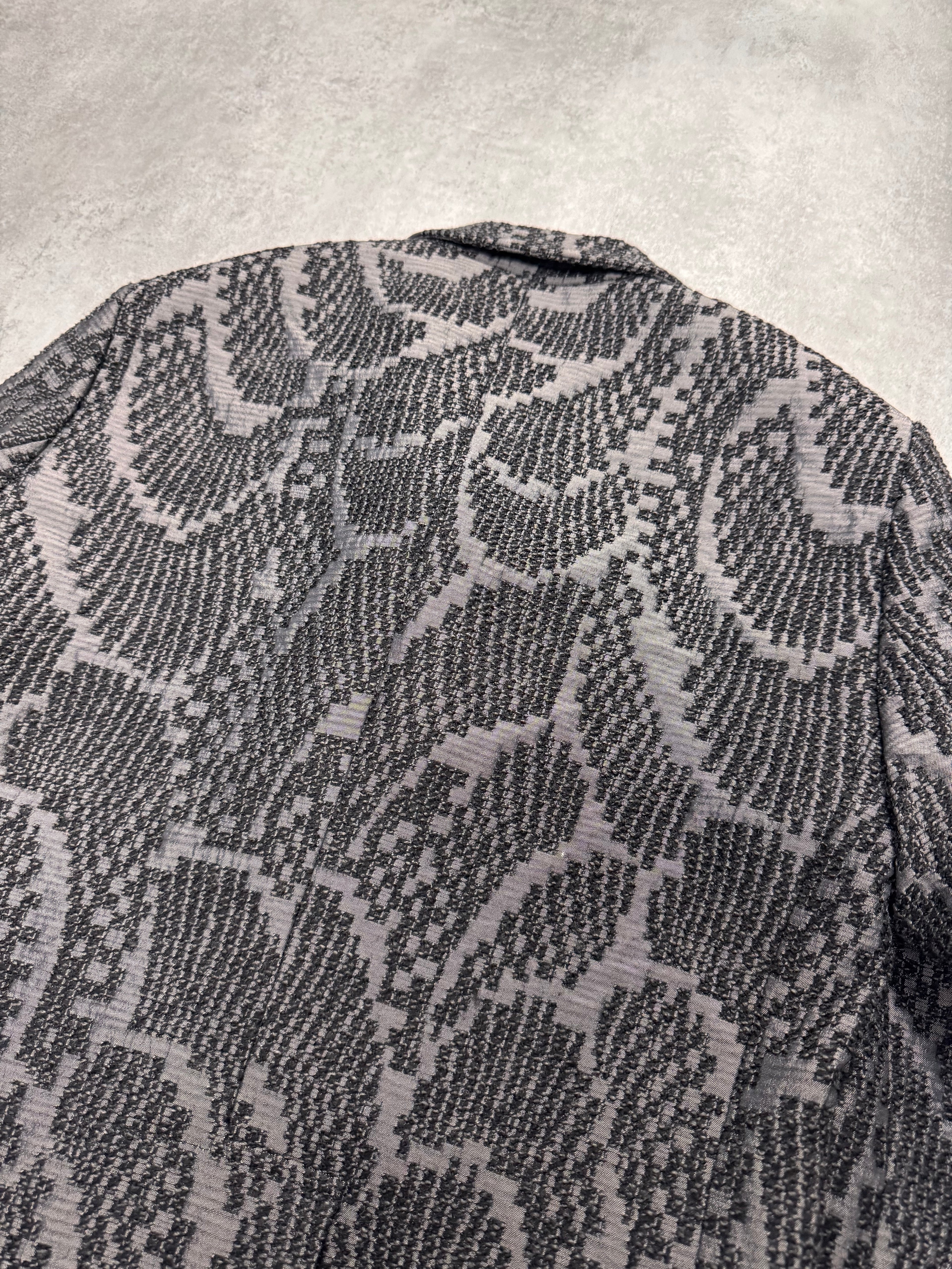 FW2018 Emporio Armani Floral Black Suit Jacket