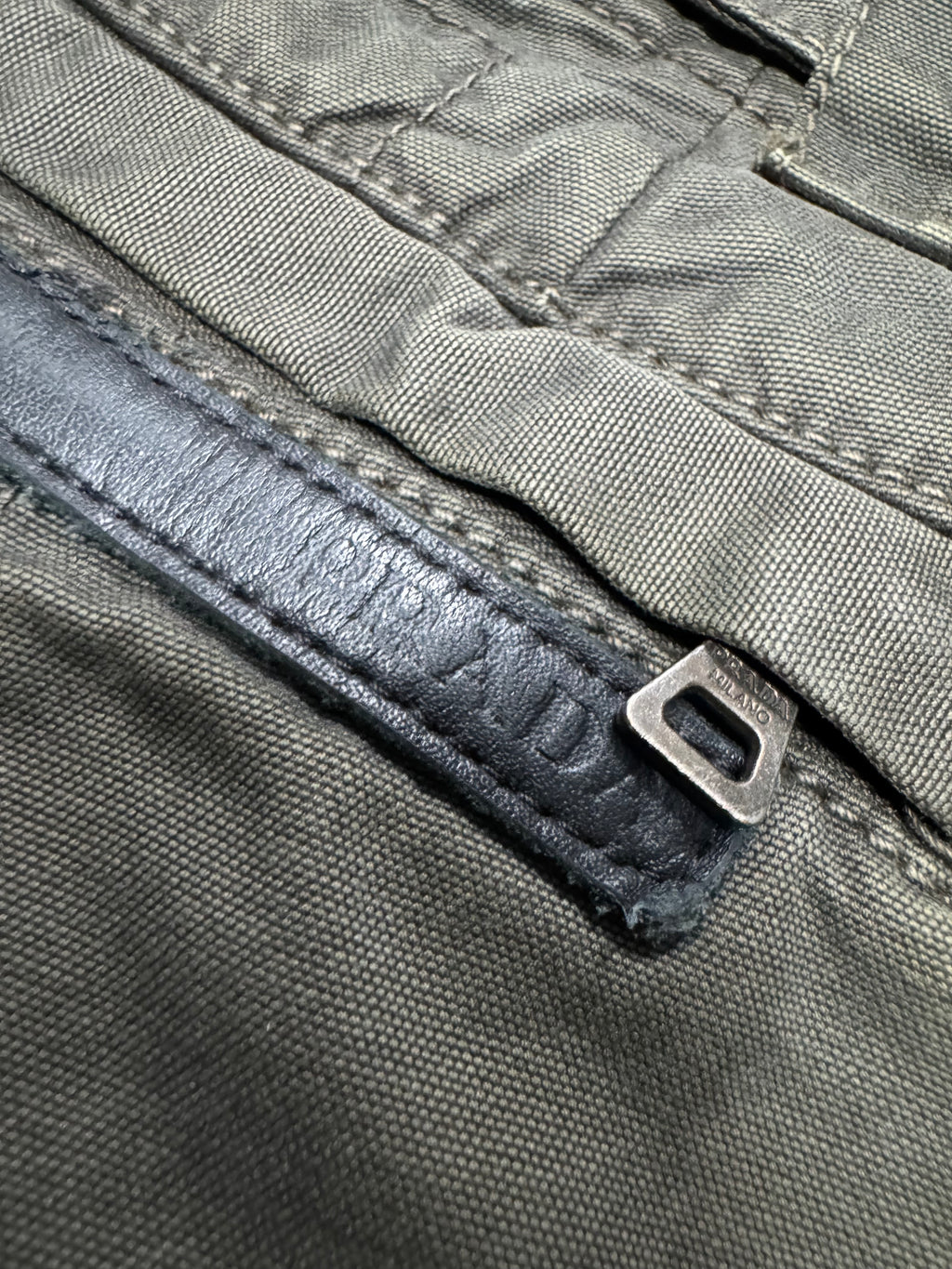 AW2006 Prada Cargo Khaki Pants