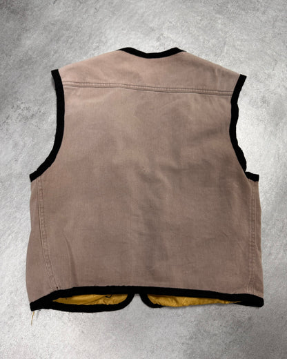 2000s Moschino Cargo Utility Beige Vest (XS)