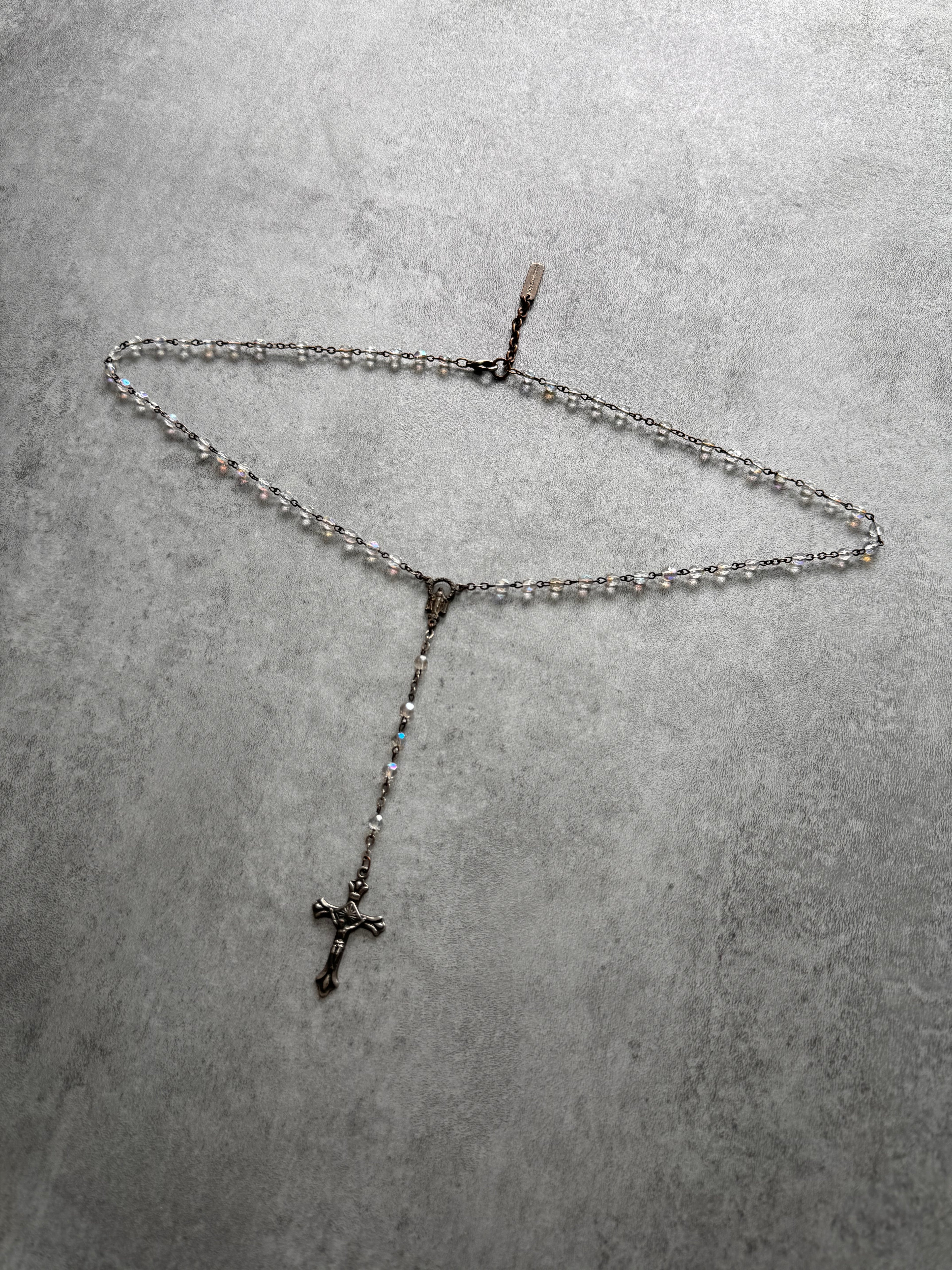 Dolce & Gabbana Crystal Rosary Necklace (OS)