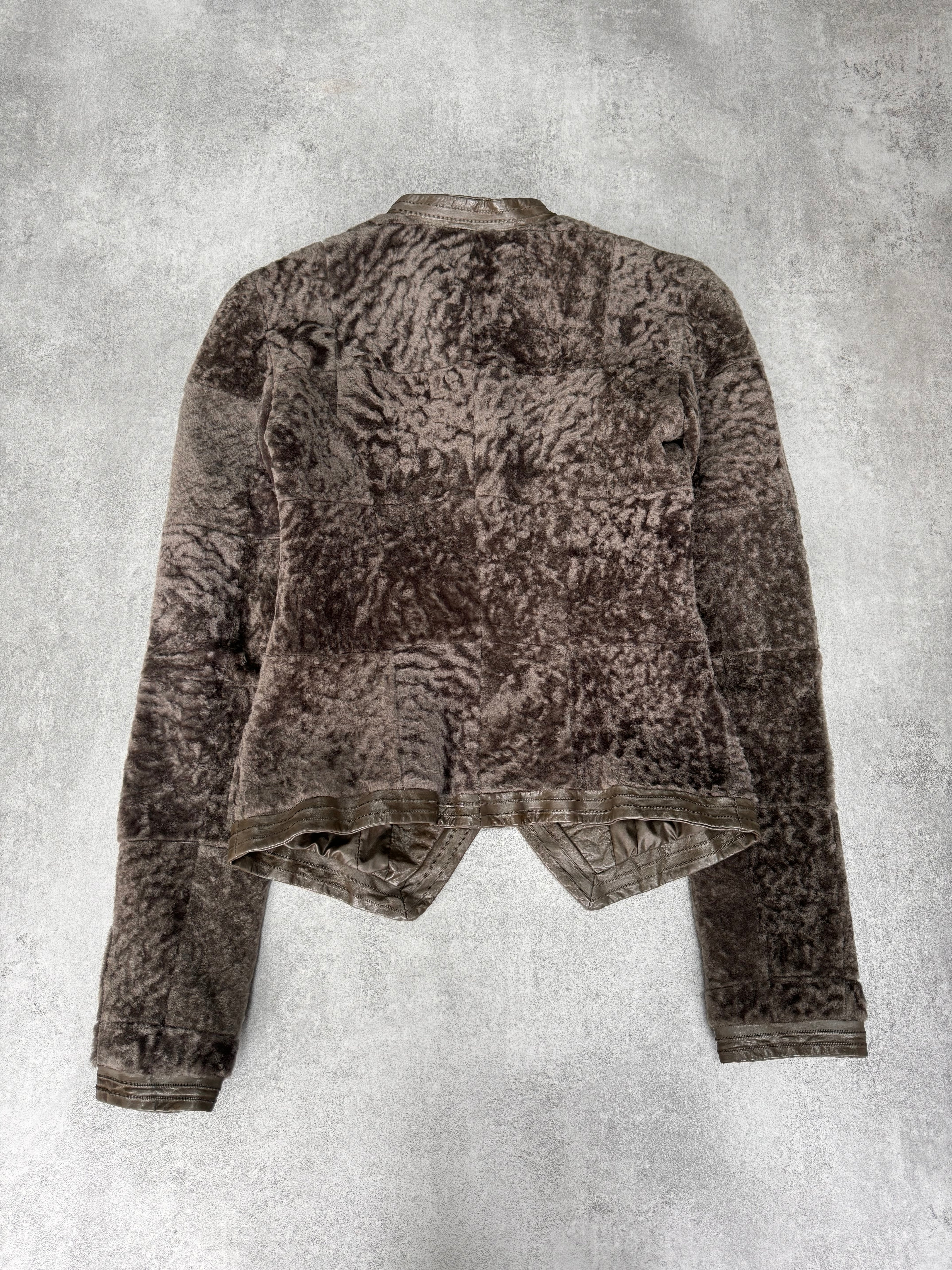 FW2010 Emporio Armani Sheepskin Leather Jacket