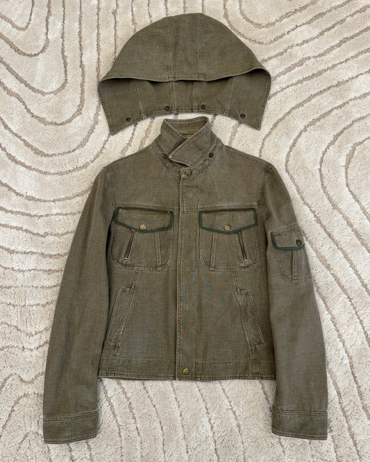 2003 Dolce &amp; Gabbana Rebel Combat 连帽牛仔夹克（S/M）