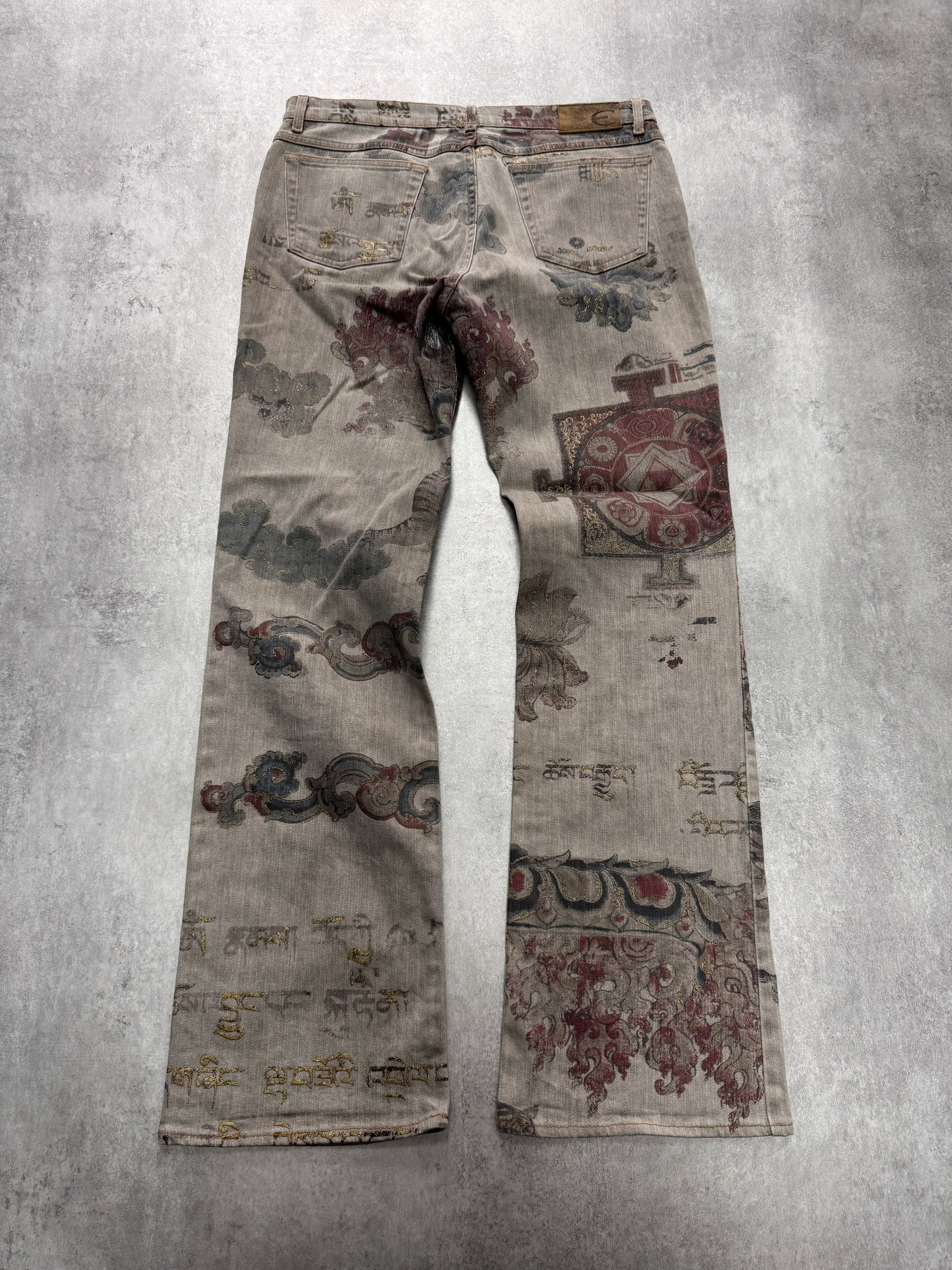 AW2003 Cavalli Asian World Grey Pants