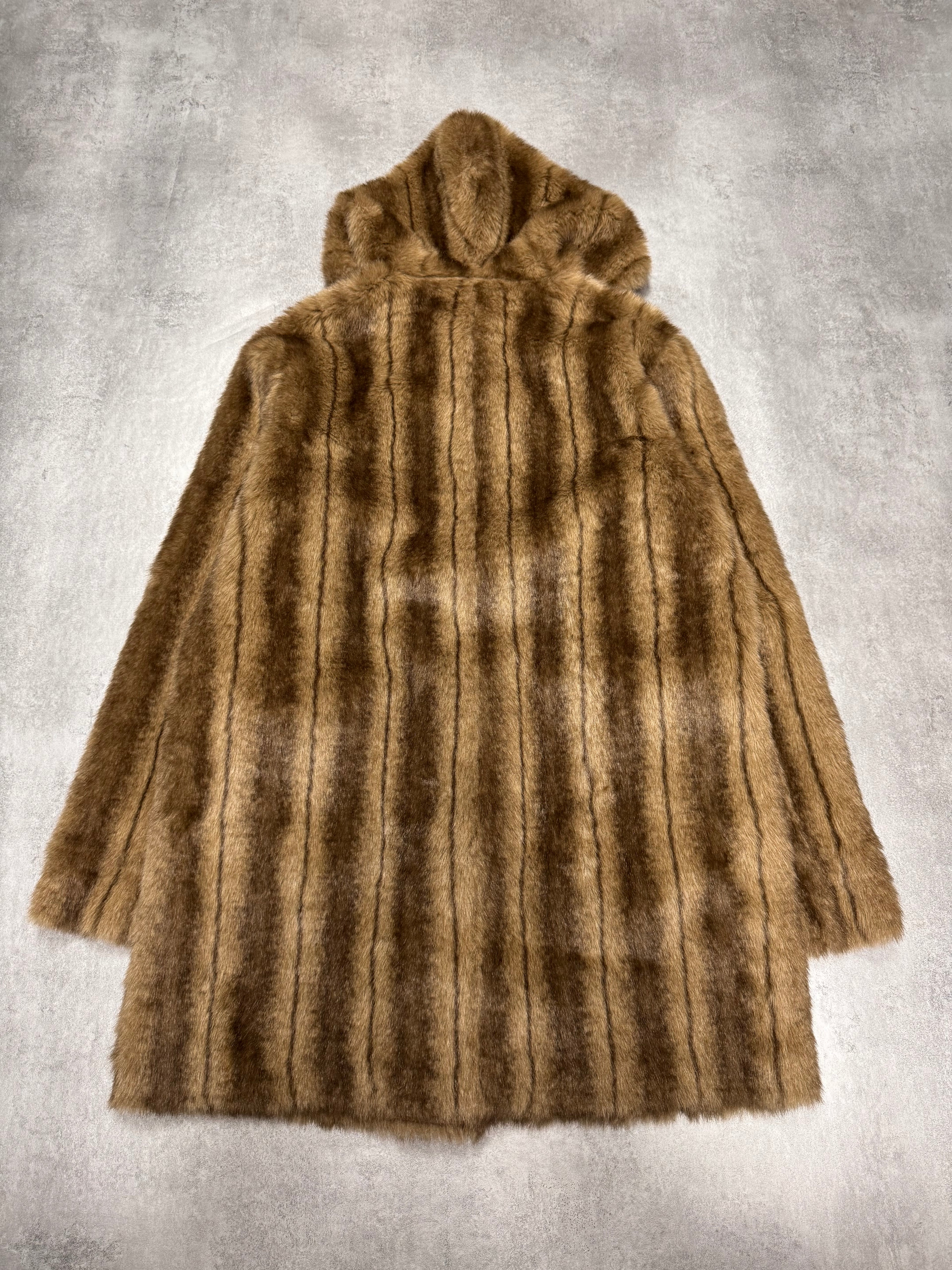1990s Balmain Faux Fur Reversible Jacket