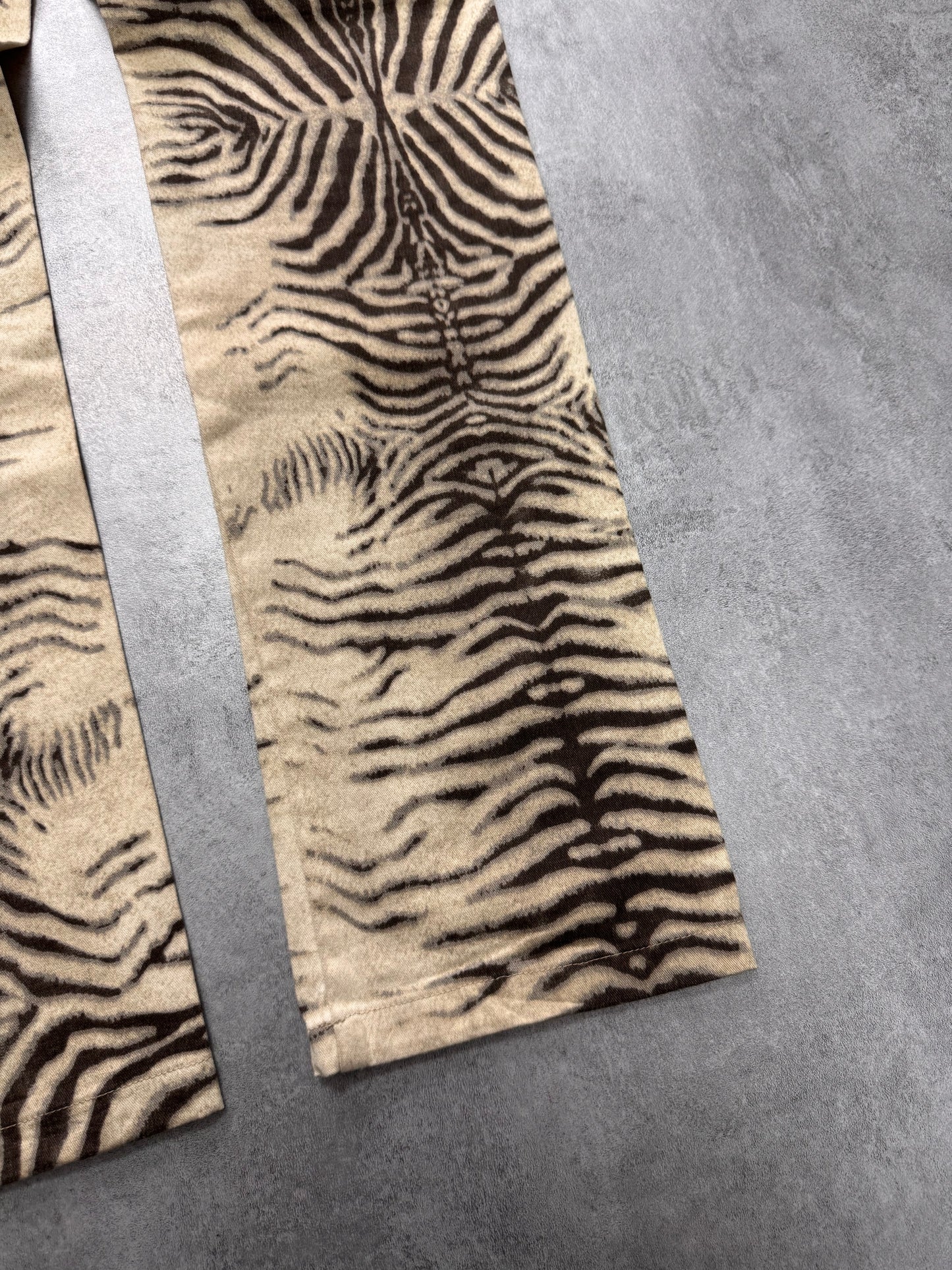 2000s Cavalli Sample Zebra Slim Pants (XS)