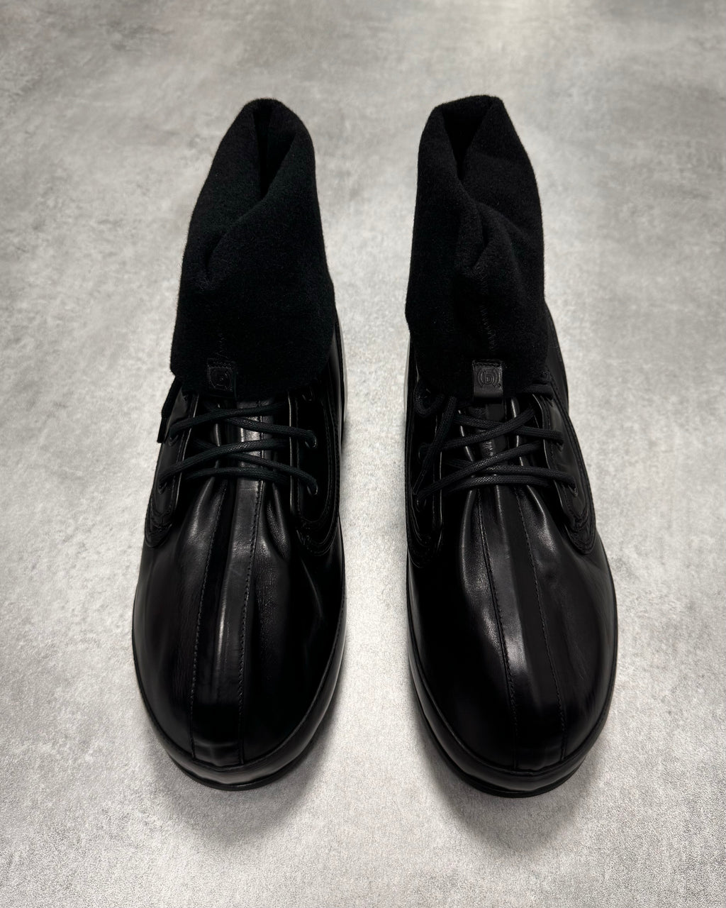 Givenchy (B).STROY Bunny Black Calf Leather Ankle Boots