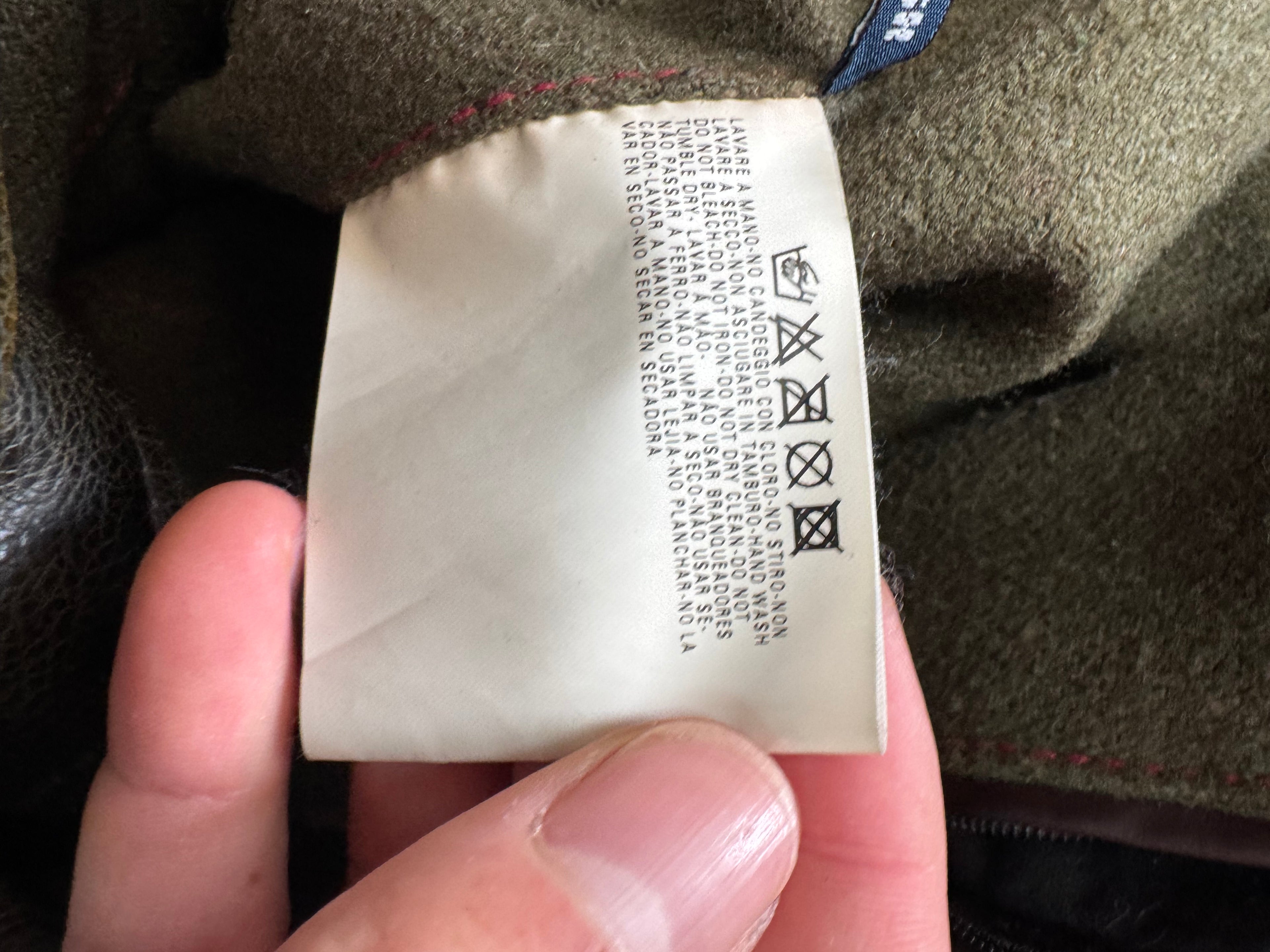 2000s Armani Biker Relief Leather Jacket