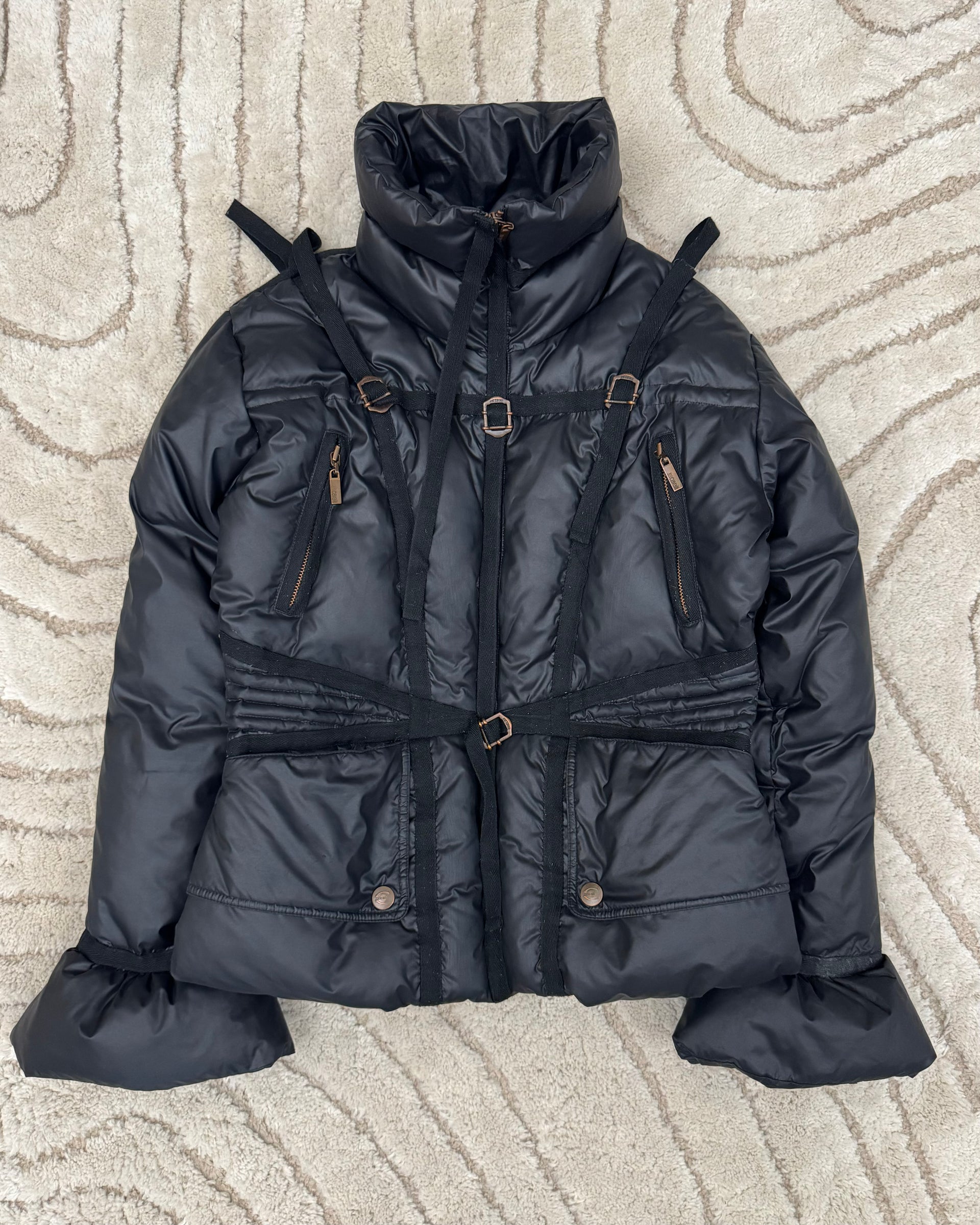 1990s Roberto Cavalli Bondage Parachute Puffer Jacket (S) – Dolce