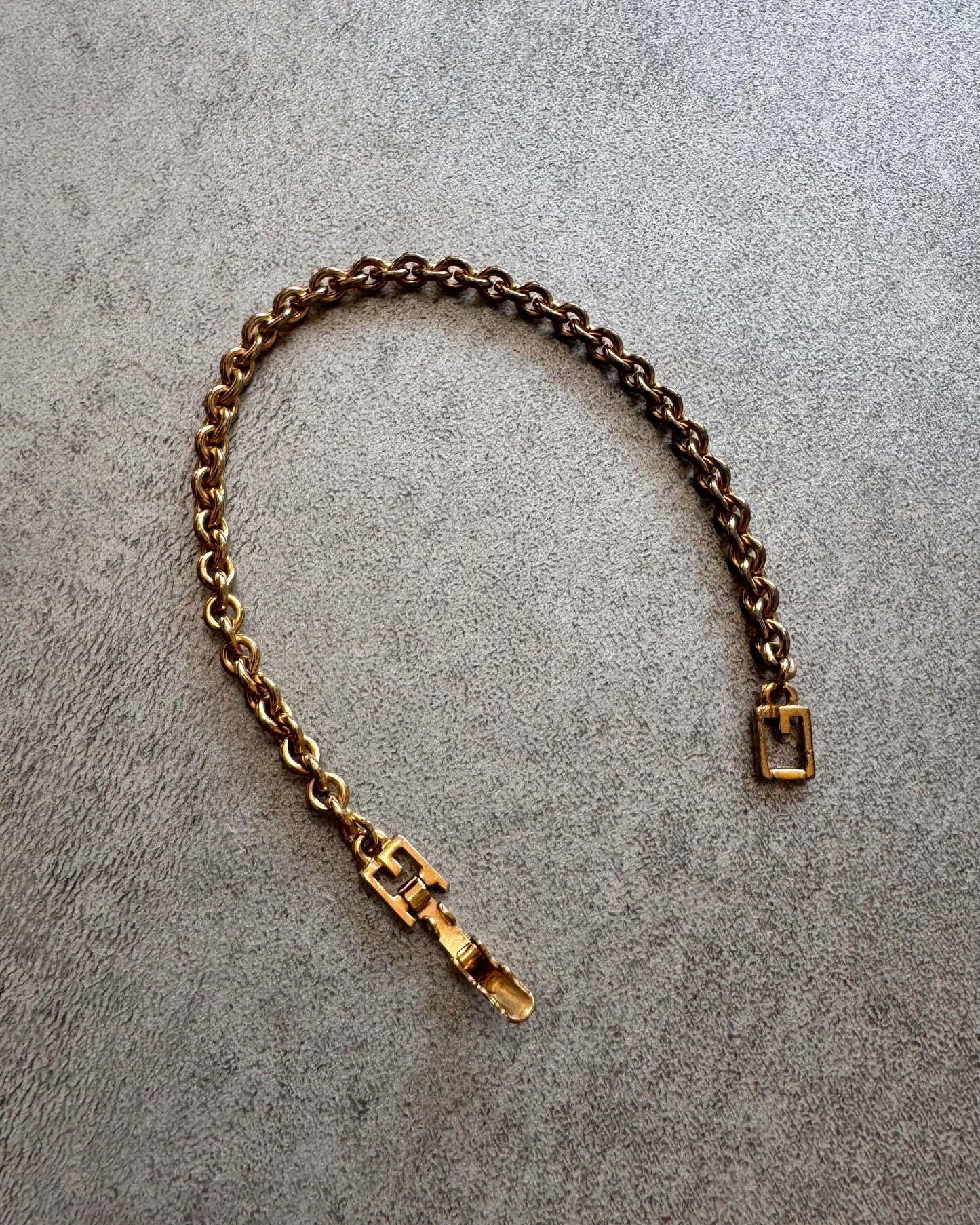 1980s Givenchy Jaseron Golden Chain Link Bracelet (OS)