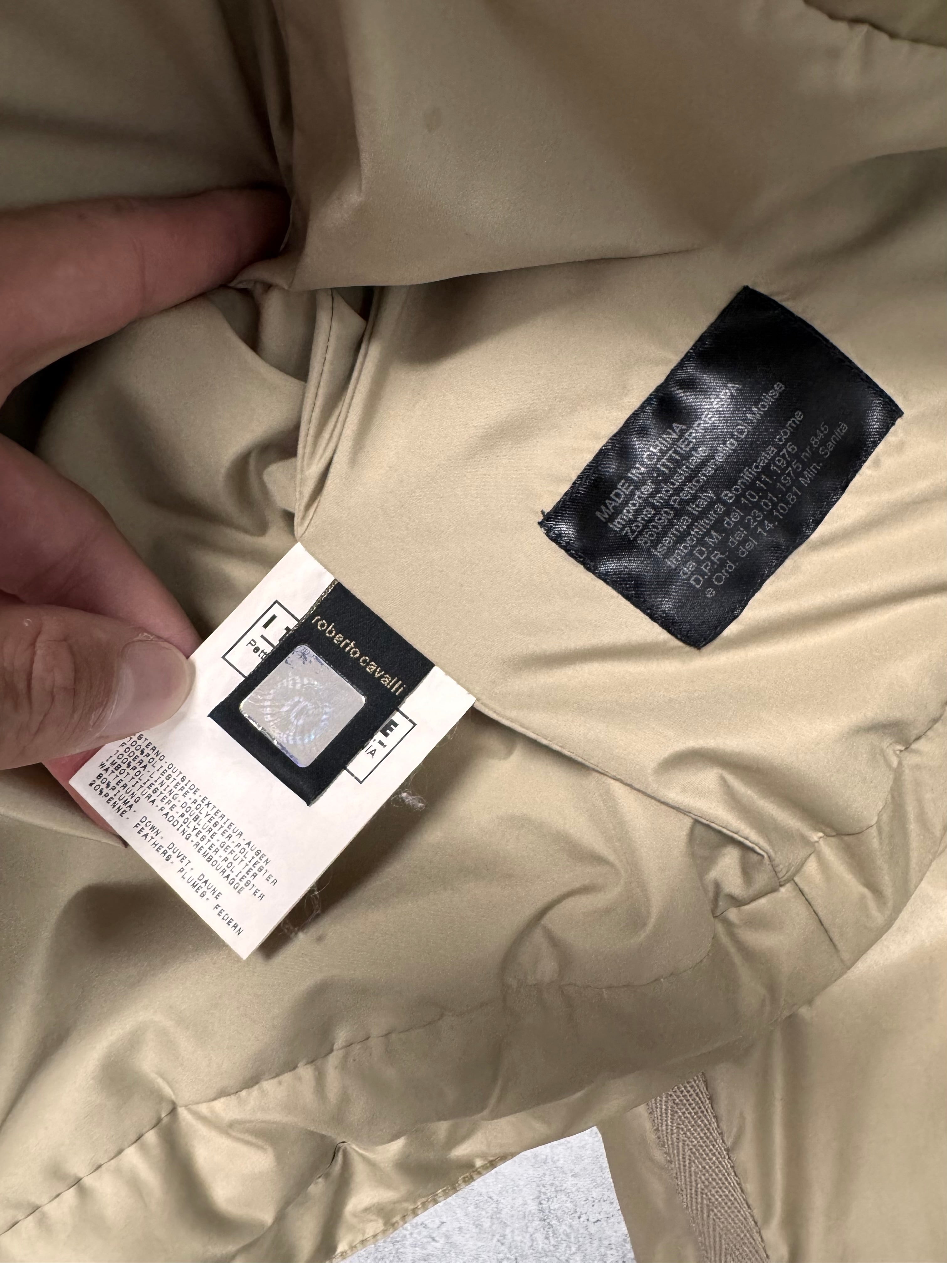 1990s Roberto Cavalli Parachute Bondage Puffer Jacket