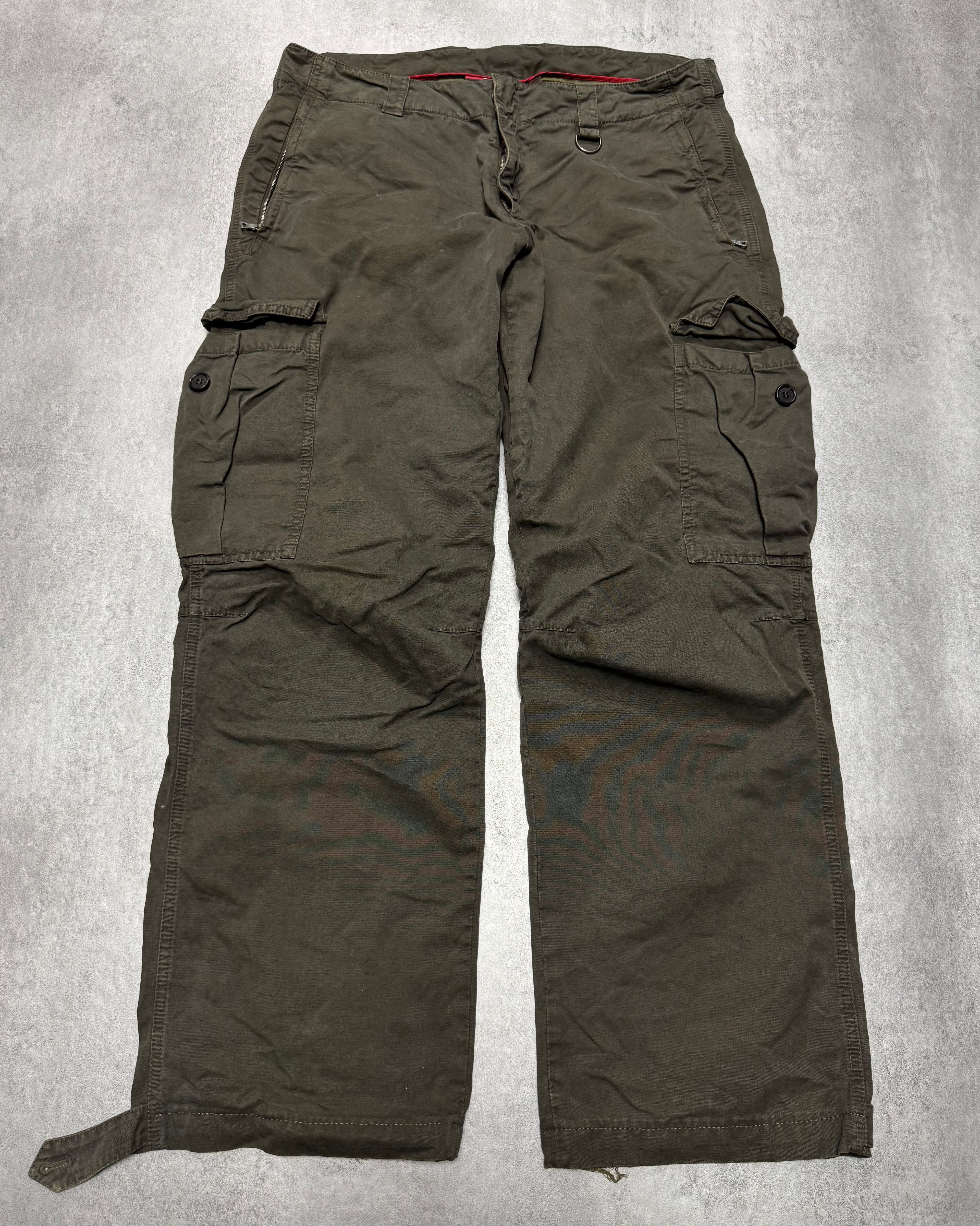 AW2006 Prada Cargo Khaki Pants