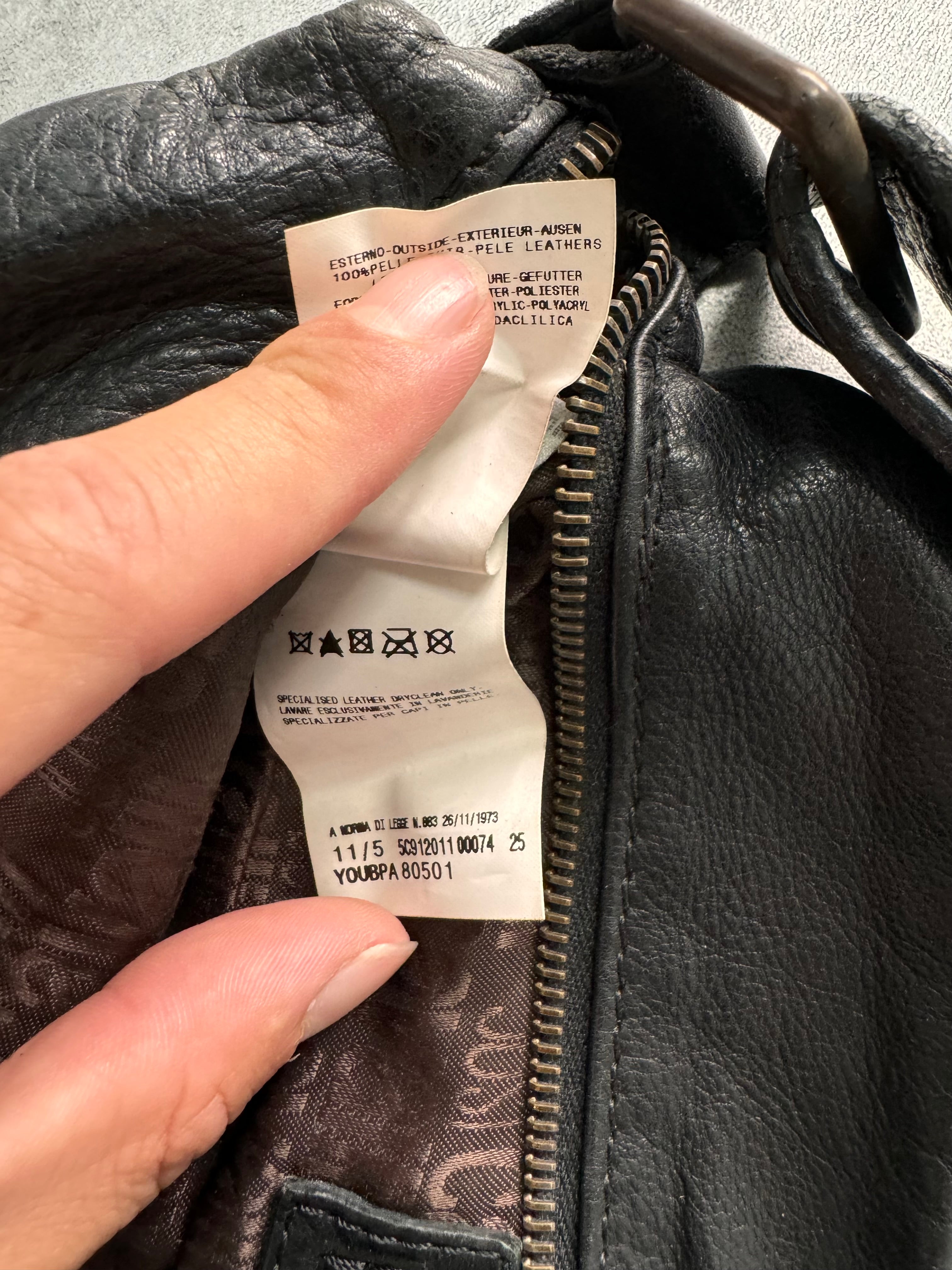 AW2011 Just Cavalli Python Effect Leather Shoulder Bag