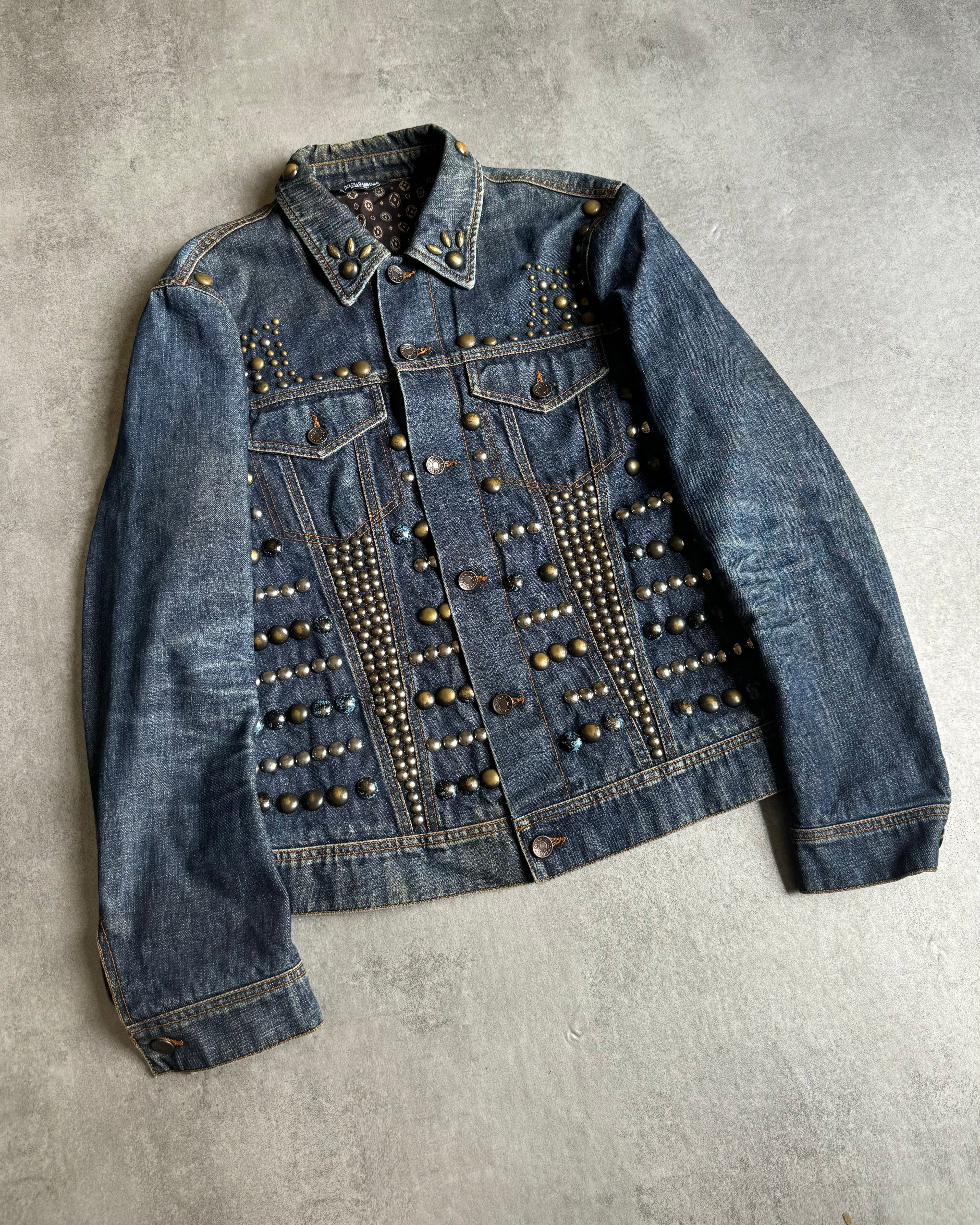 SS2010 Dolce & Gabbana Sophisticated Dazzling Denim Jacket