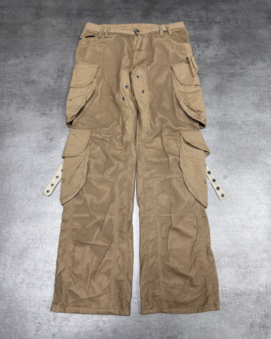 SS2004 Dolce &amp; Gabbana 束缚降落伞工装裤 (M)