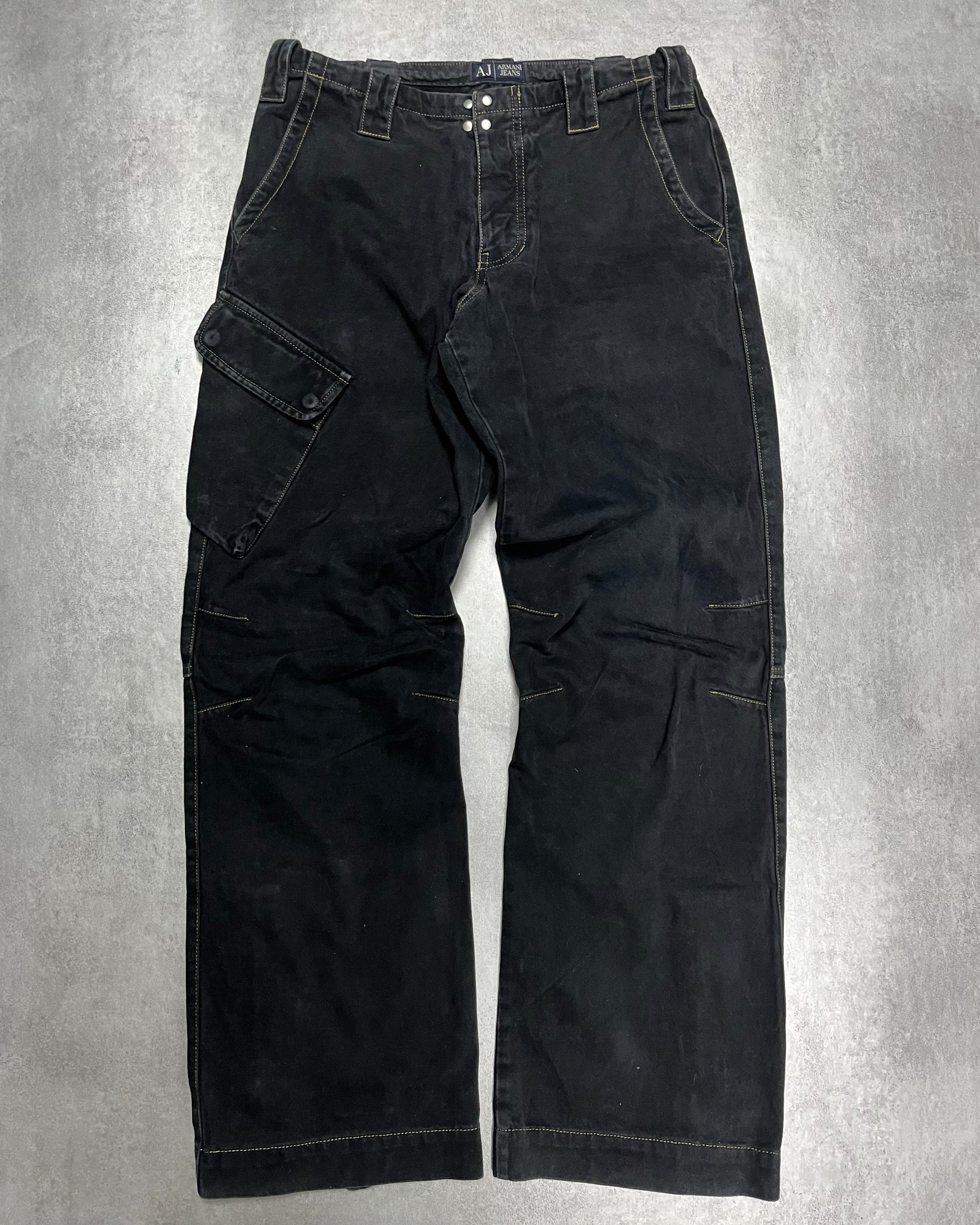 2000s Armani Navy Cargo Pants