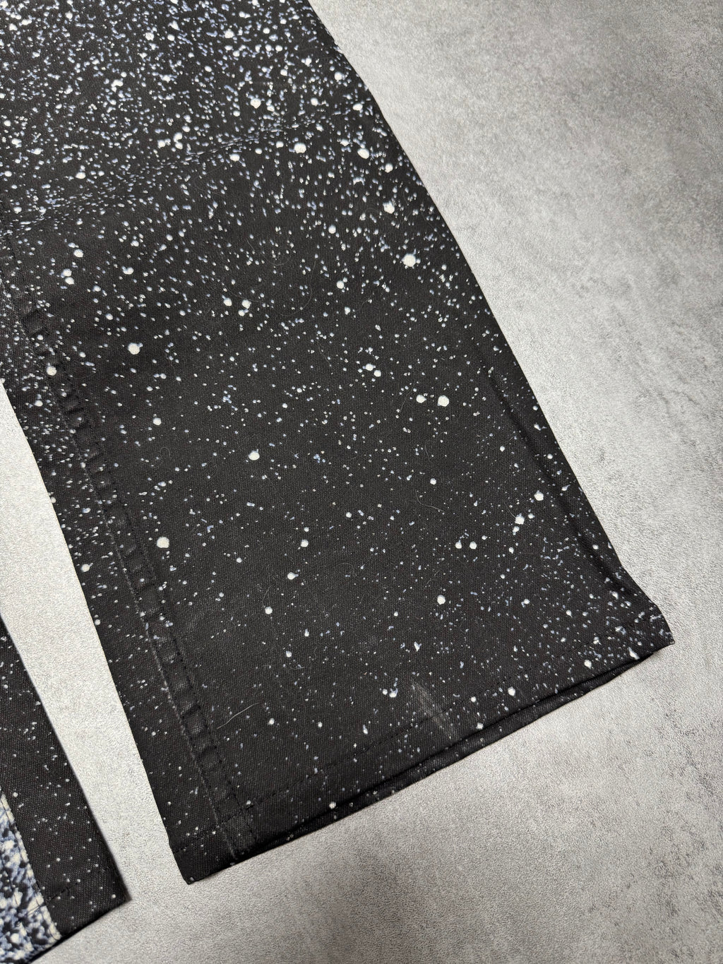 2000s Roberto Cavalli Galaxy White Expansion Pants