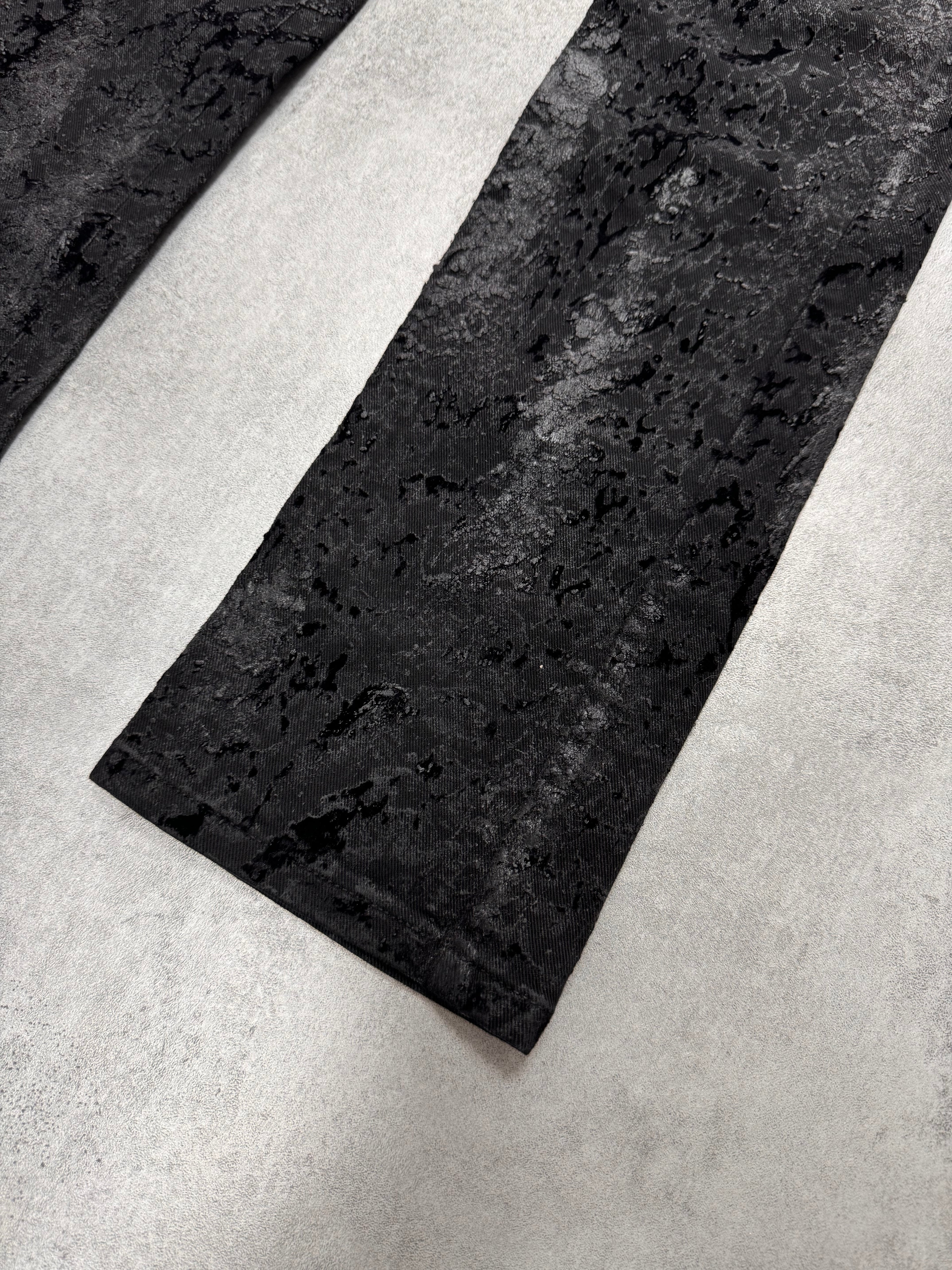 AW2010 Just Cavalli Rainy Obscure Velvet Jeans (S)