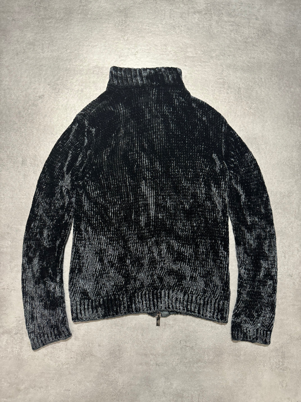 AW2020 Emporio Armani Dark Green Cozy Zip-Up Sweater  (M) - 2