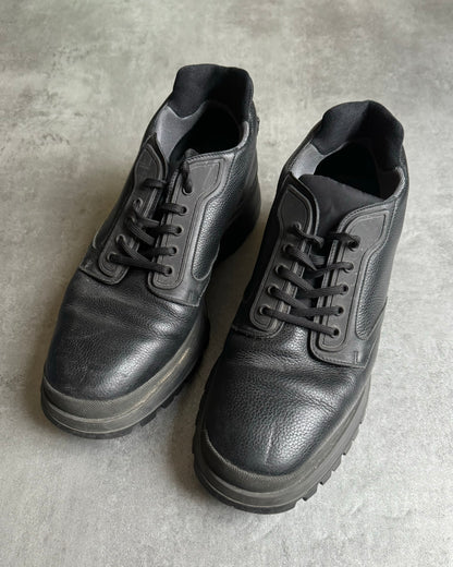 2000s Prada Black Leather Premium Archive Boots (45) - 2