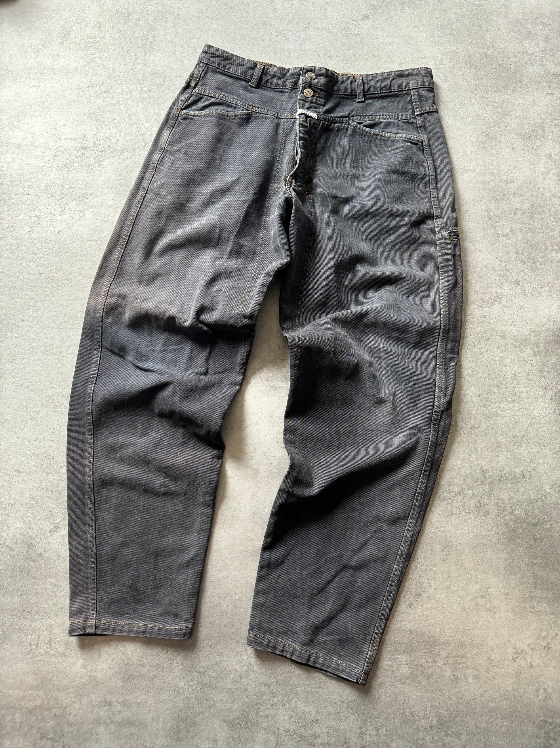 AW2005 Closed Stone Washed Denim Grey Pants (L) - 9