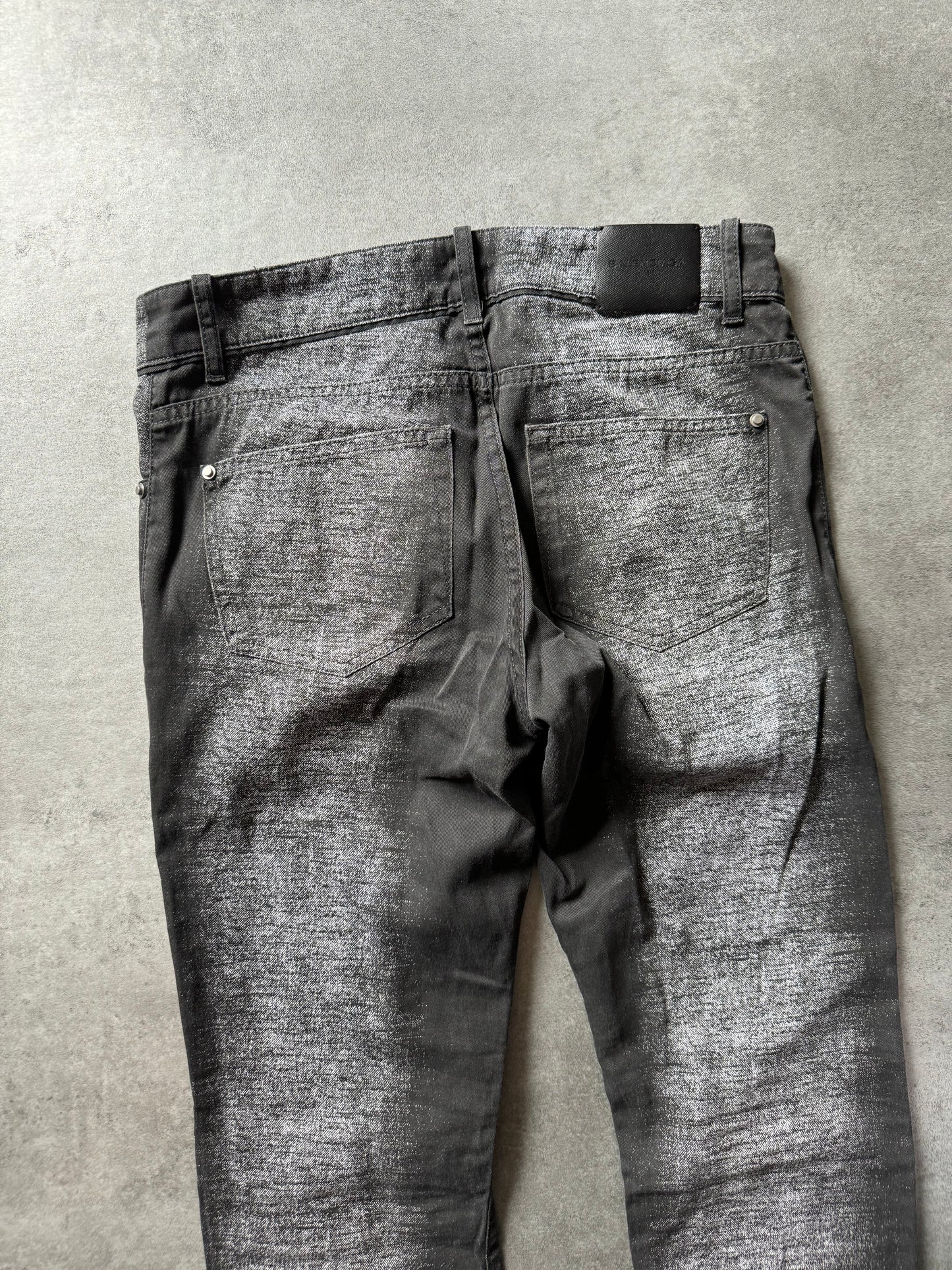 FW2014 Balenciaga Grey Rockstar Pants   (S) - 4