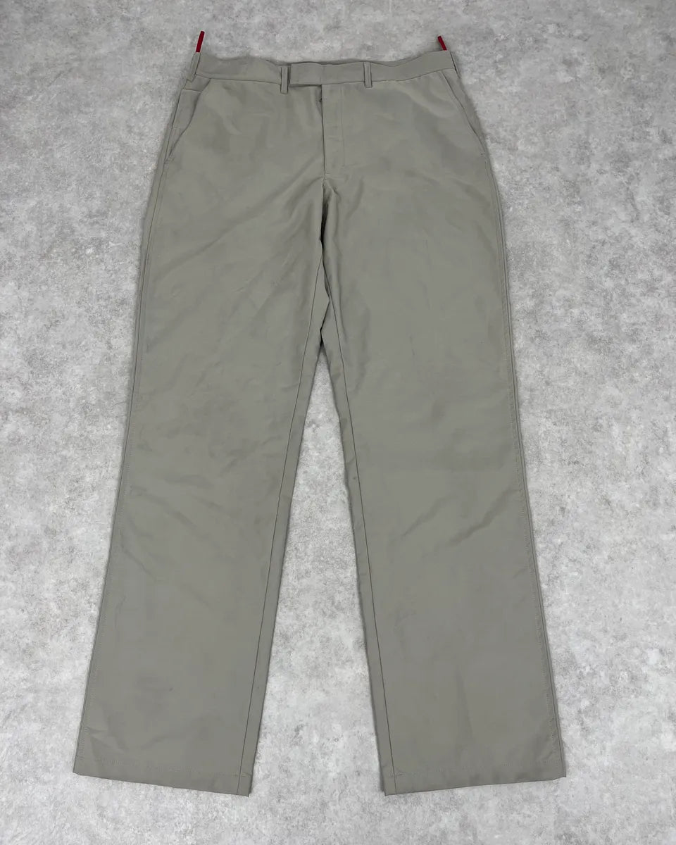 2000s Prada Grey Cozy Straight Pants pdqjpqm 0
