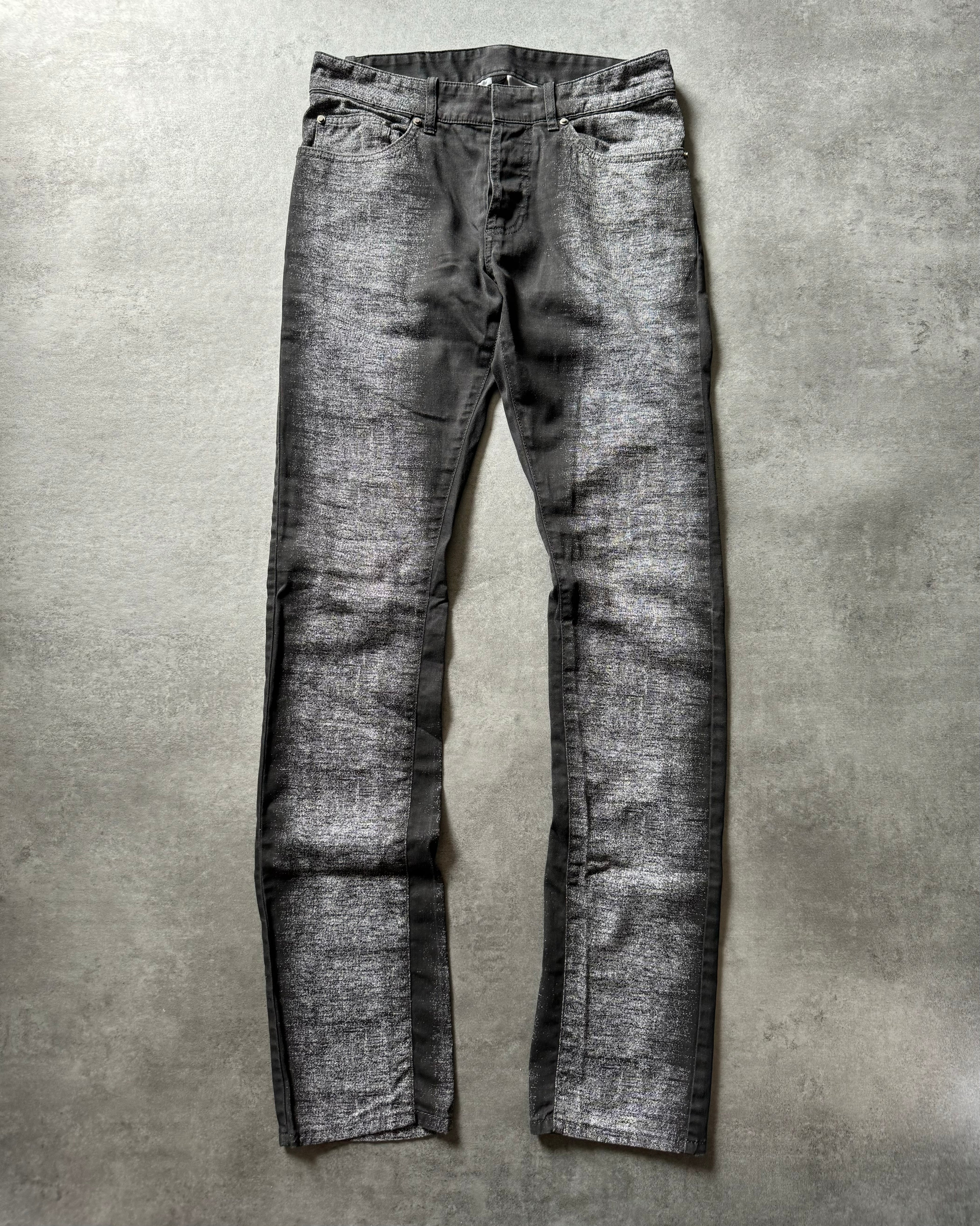 FW2014 Balenciaga Grey Rockstar Pants   (S) - 1