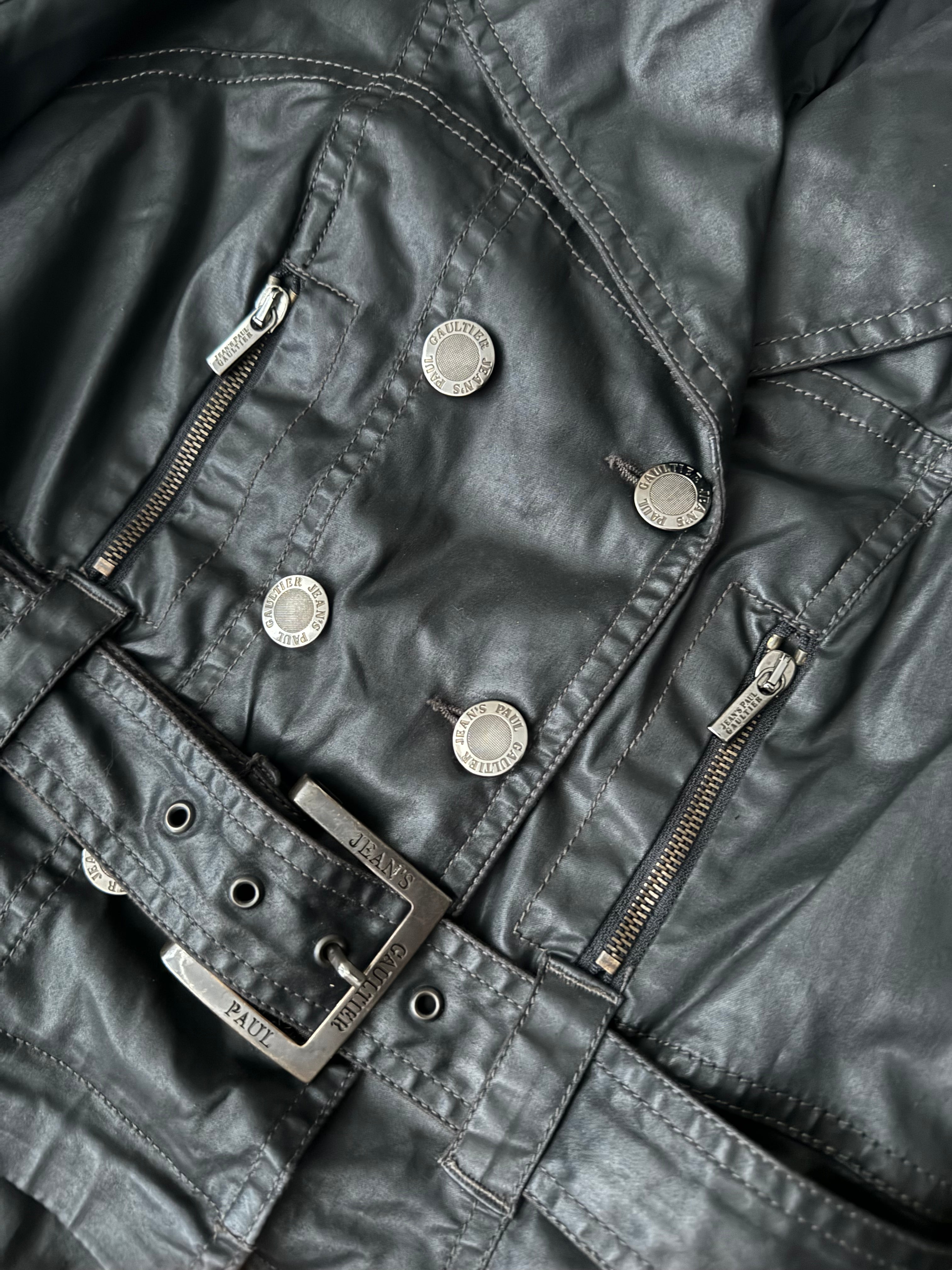 2000s Jean Paul Gaultier Cargo Detachable Trench Jacket (S) - 10