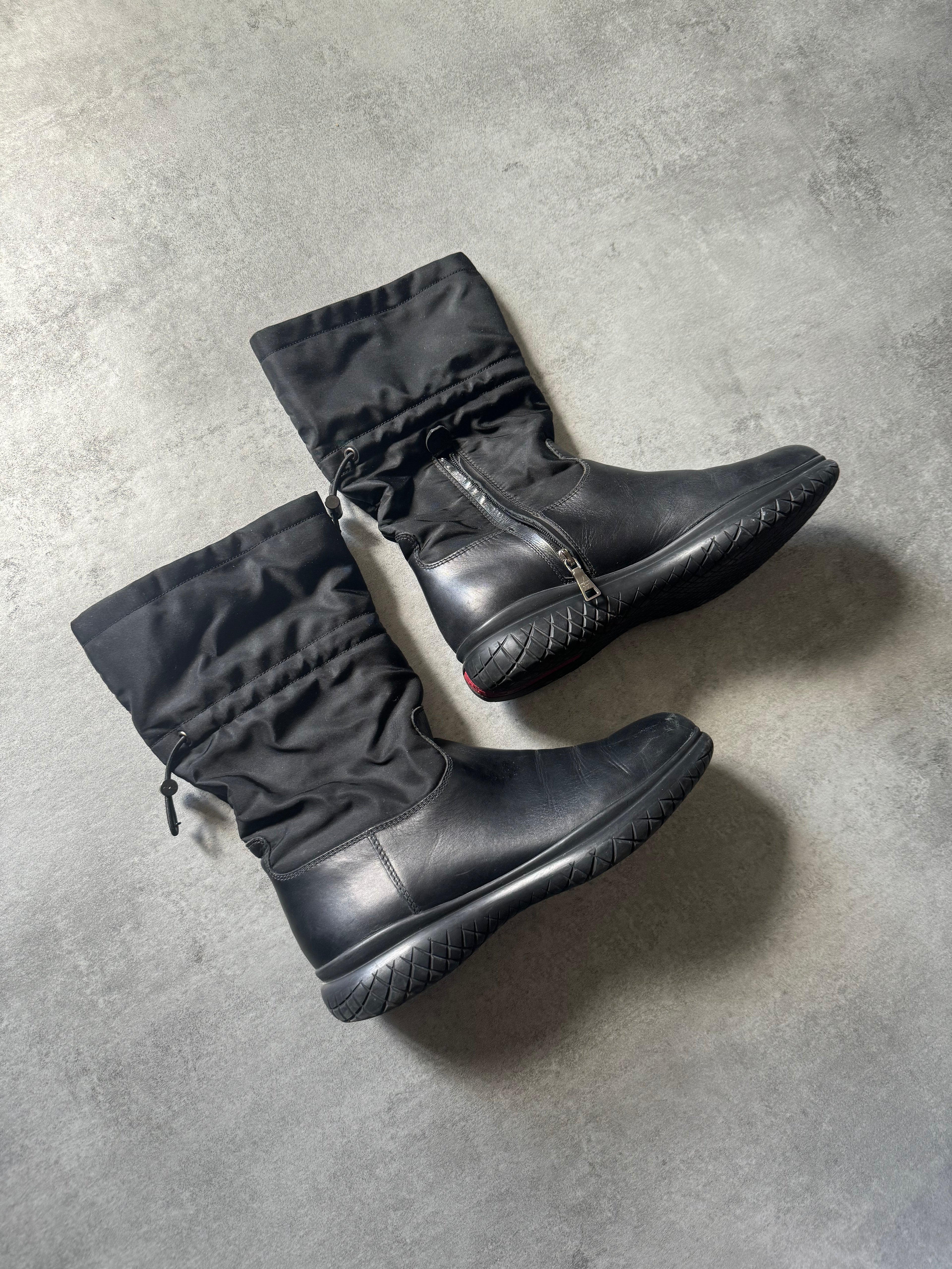 FW1999 Prada Cozy Leather Boots  (40) - 3