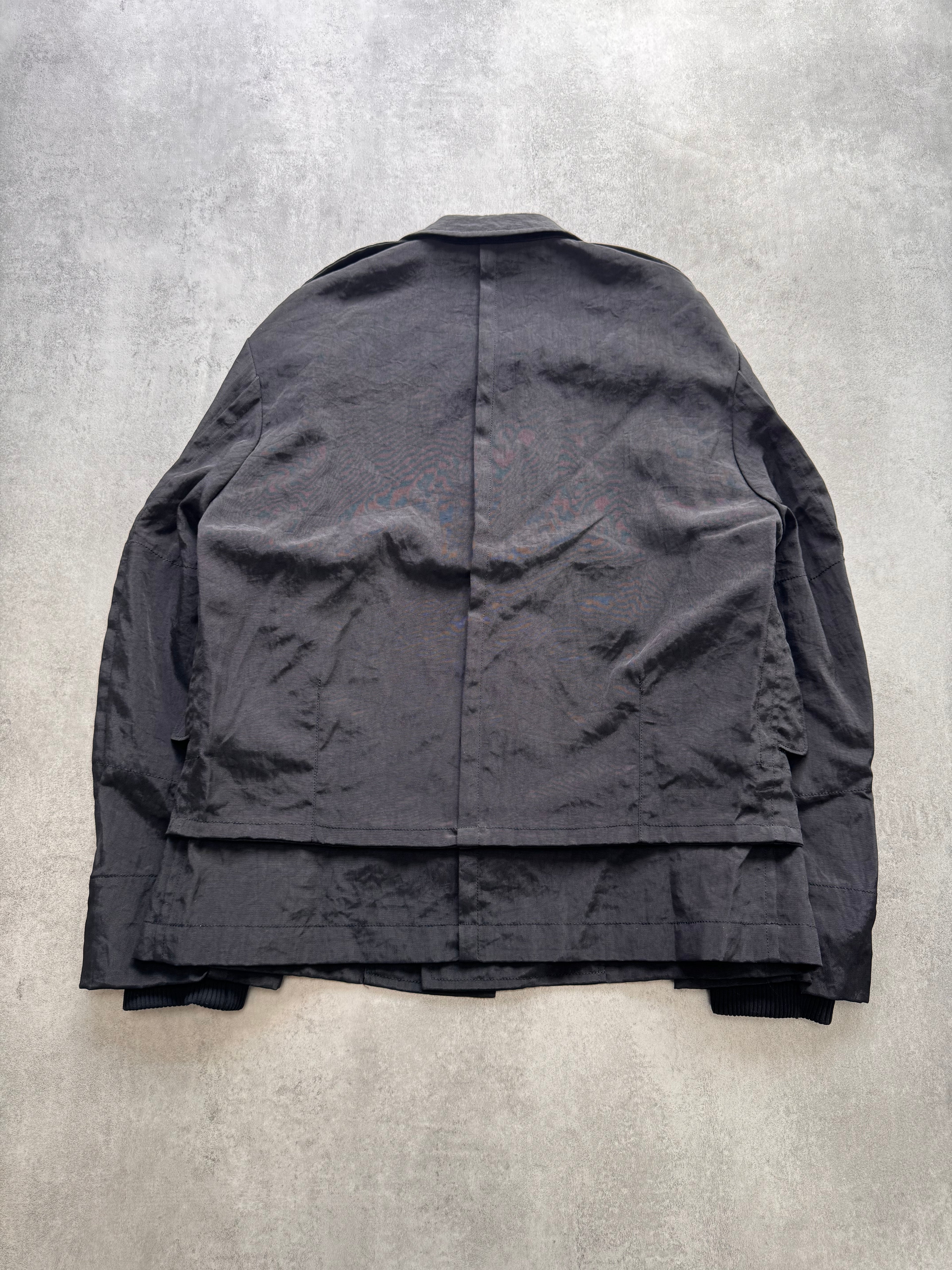 AW1998 Comme Des Garçons Homme Plus Black Nylon Jacket (M)