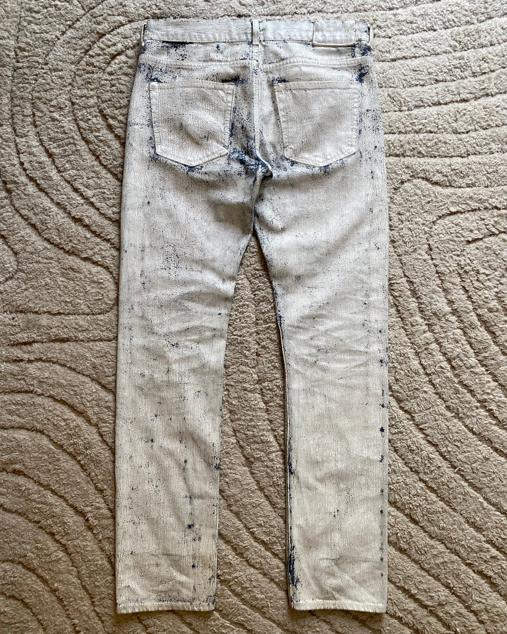 SS04 Maison Margiela x H&M White Painted Jeans RE-EDITION (M)