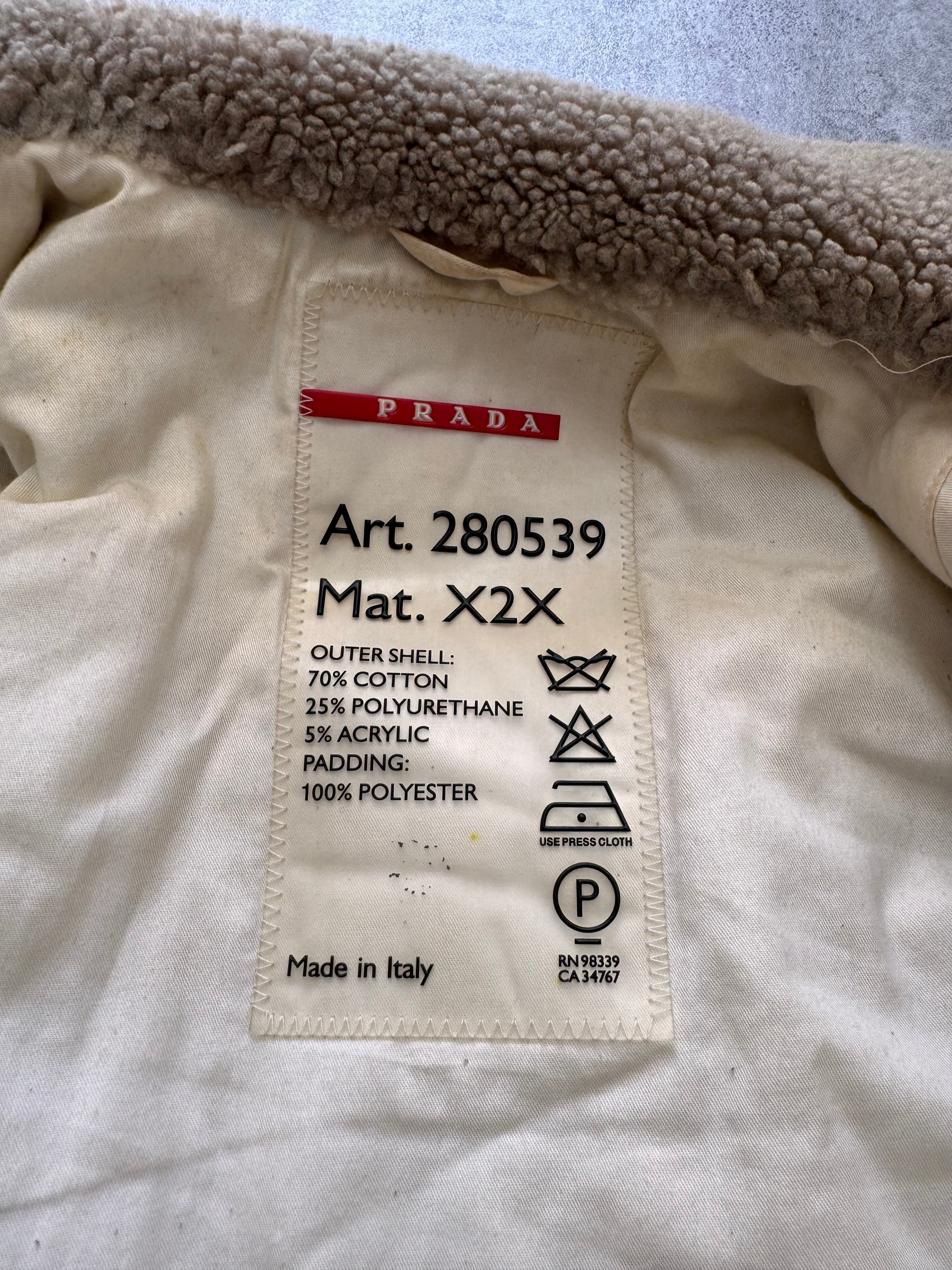 2000s Prada Ultimate Utility Ski Silver Jacket