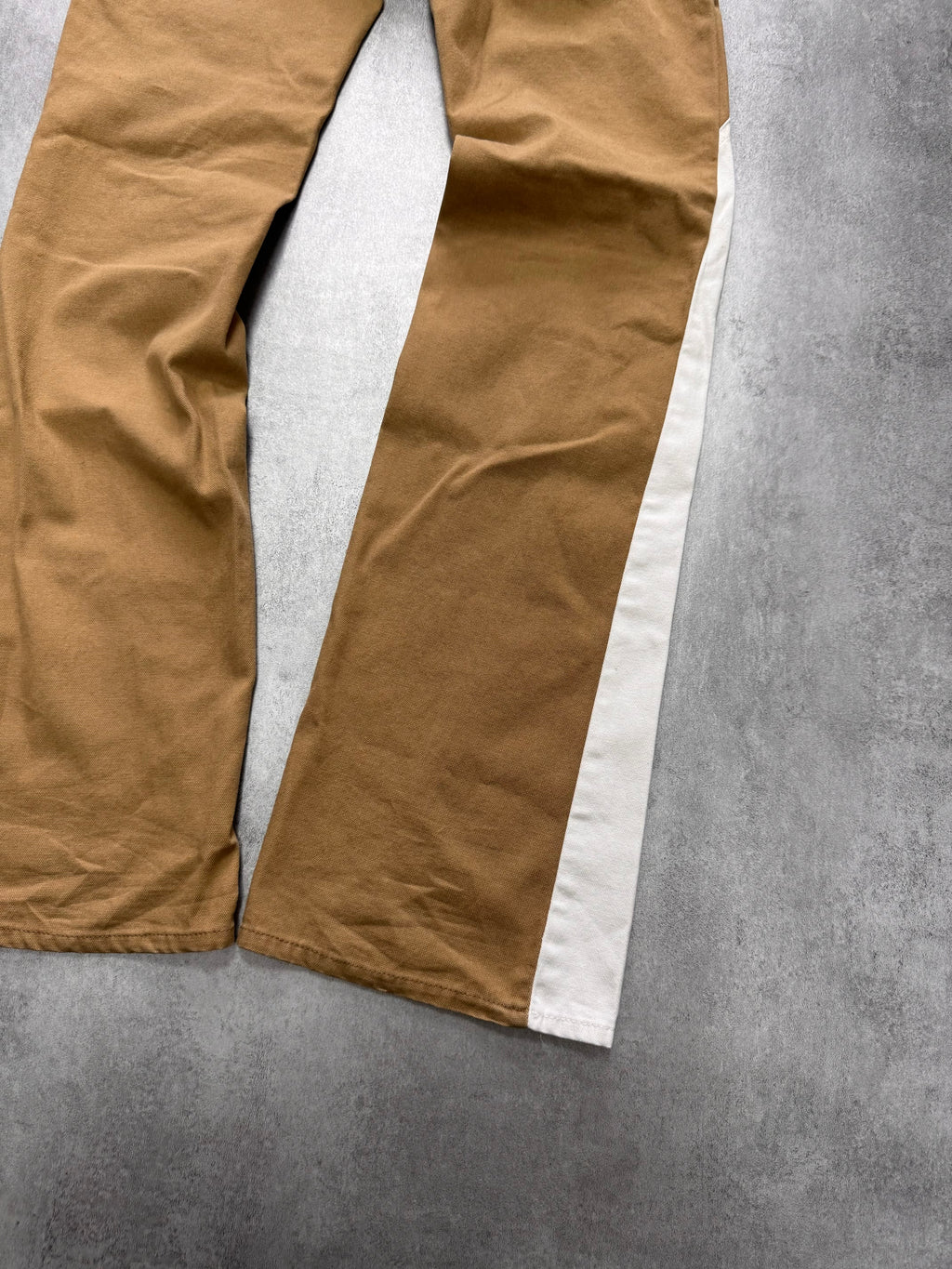 SS2004 Just Cavalli Geometrical Relaxed Tricolor Beige White Pants