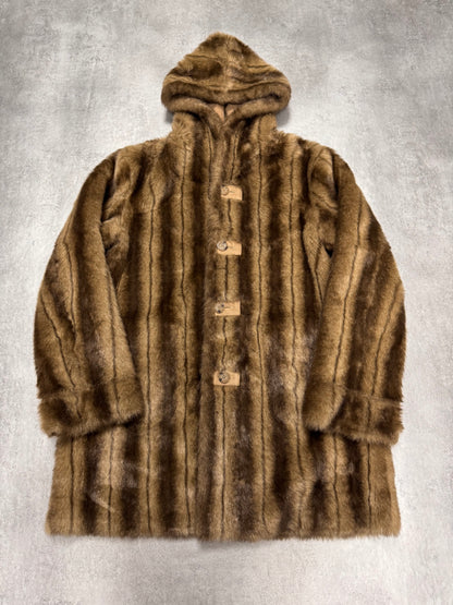 1990s Balmain Faux Fur Reversible Jacket (XL)