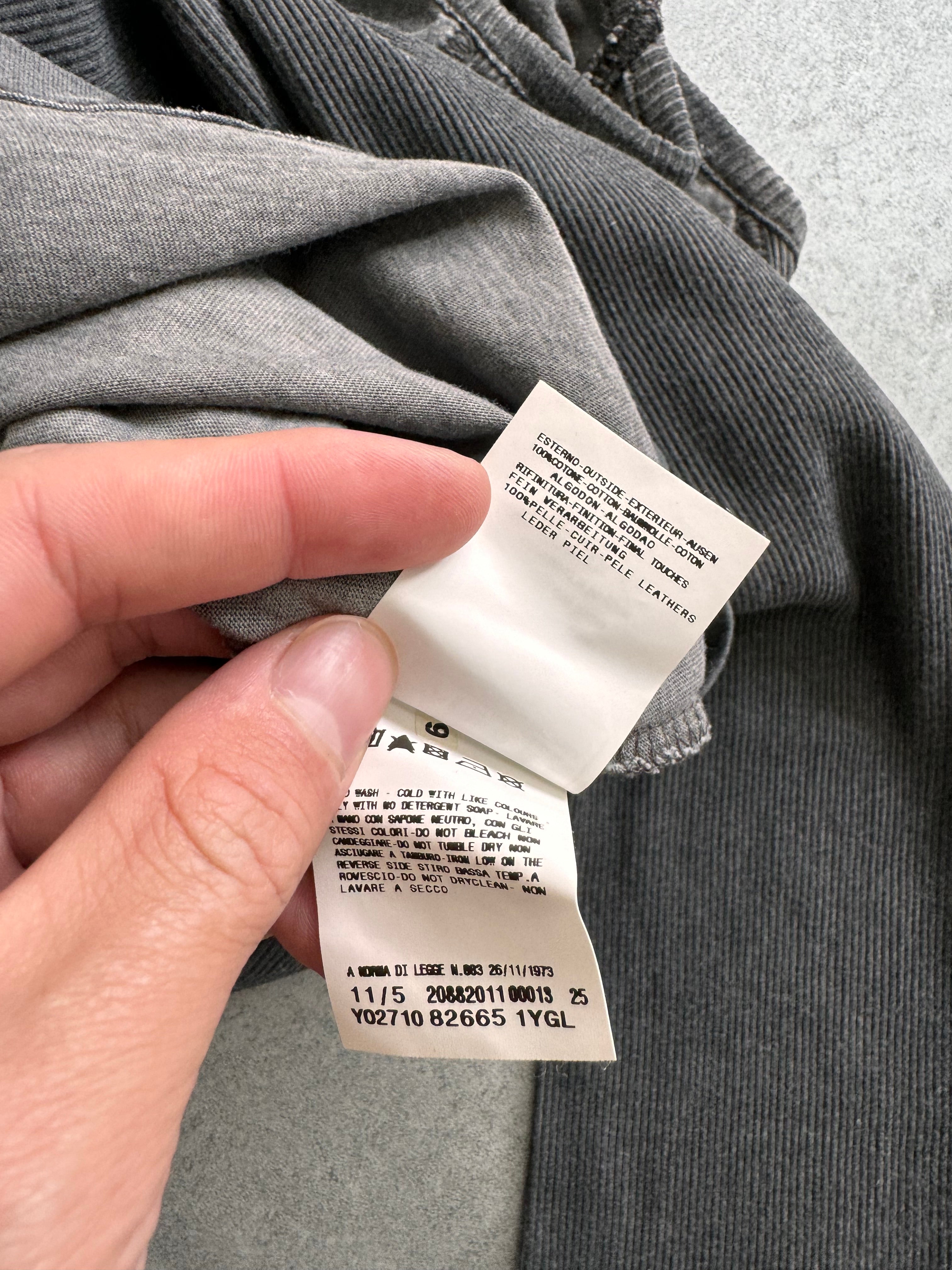 FW2011 Just Cavalli Leather Black Panther Longsleeve