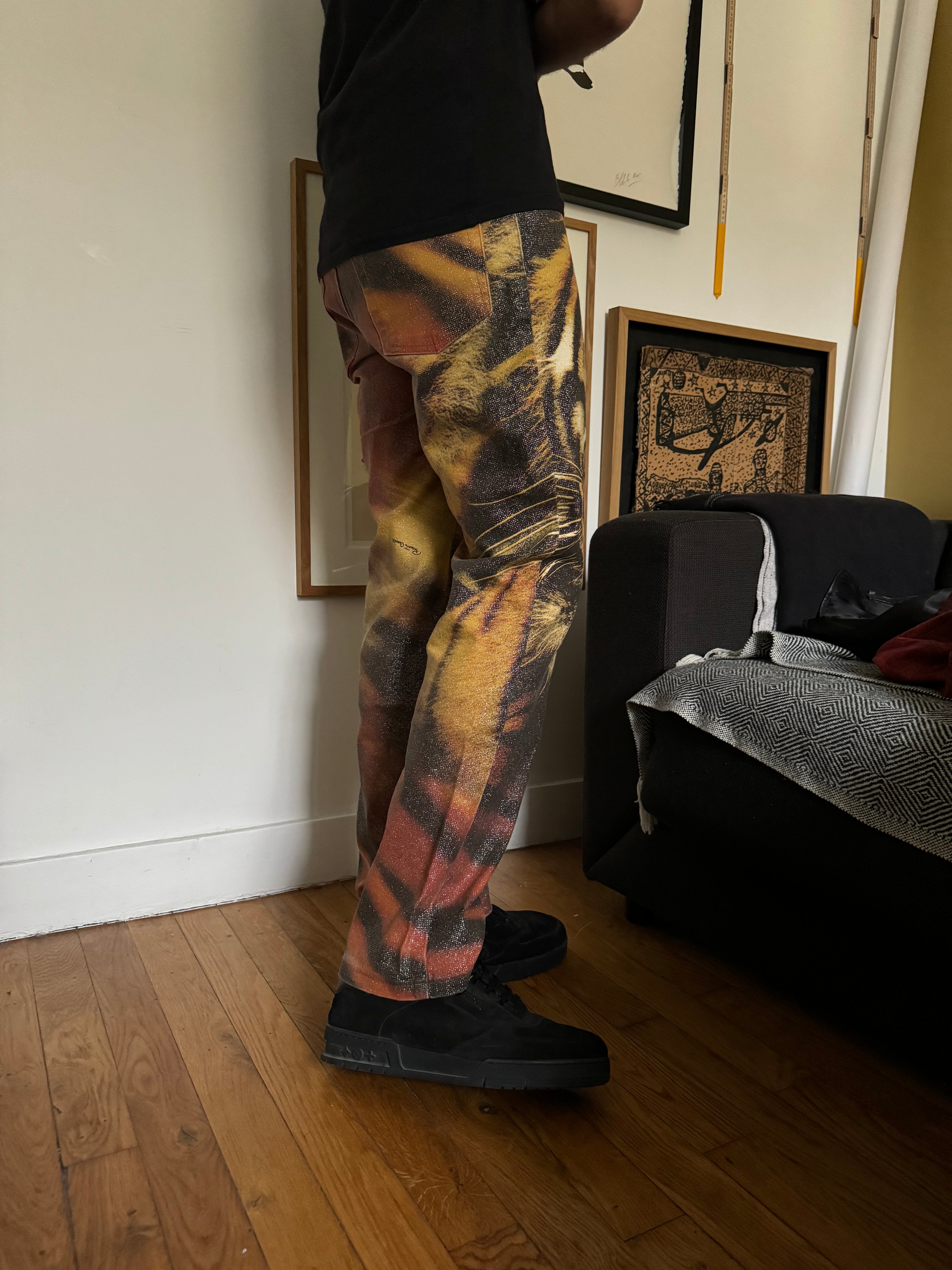 FW2000 Roberto Cavalli Savage Tiger Pants
