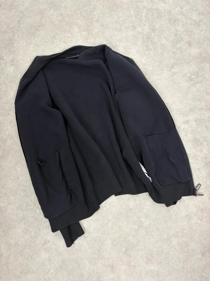 AW2019 Emporio Armani Navy Slim Zip-up Sweater FEcFanM 6