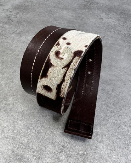 Dolce & Gabbana Cow Effect Belt (OS)