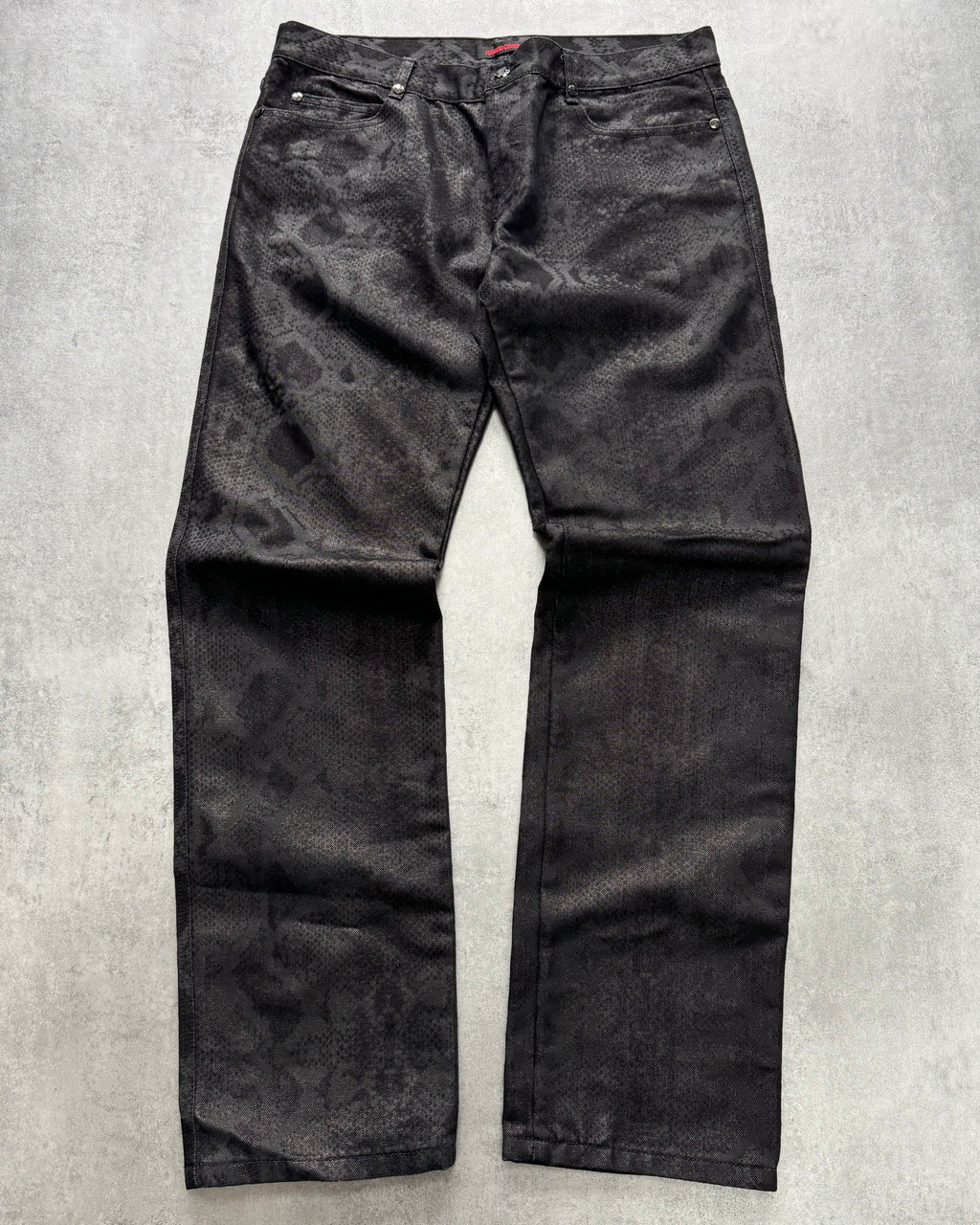 AW2007 Roberto Cavalli Obscure Python Pants