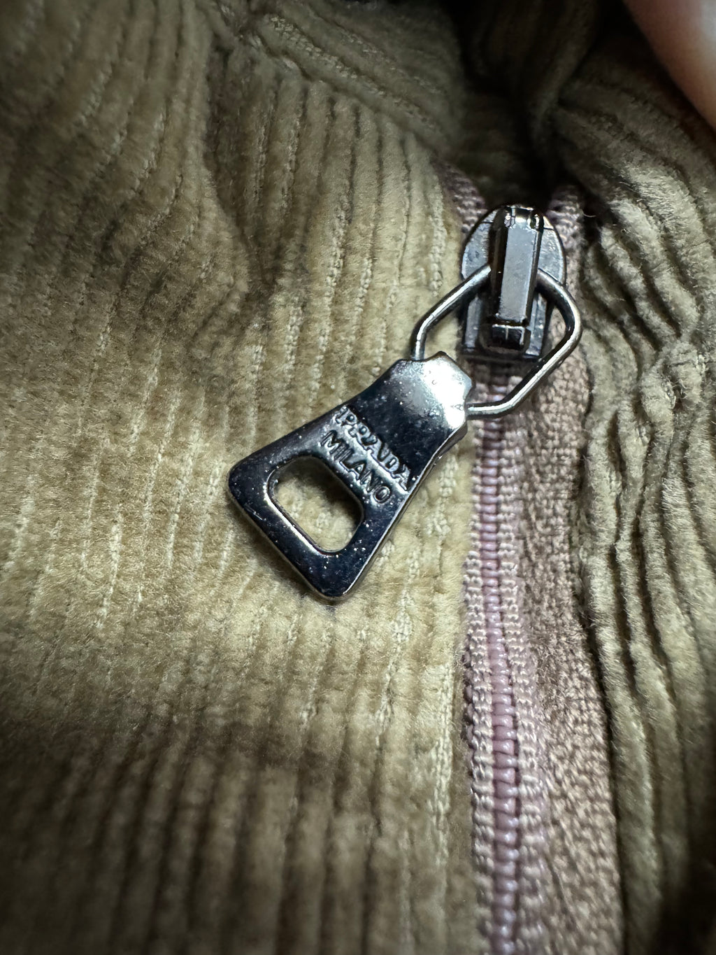 2000s Prada Luna Rossa Beige Corduroy Pants