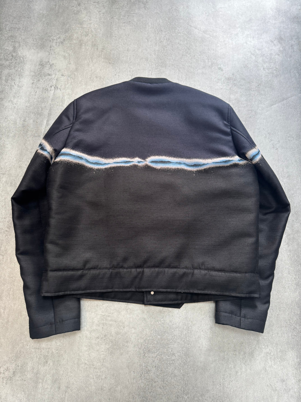 FW2018 Emporio Armani Bicolored Navy Black Bomber