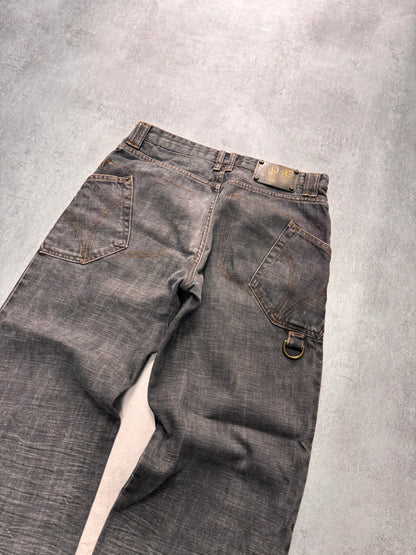 AW2003 Dolce & Gabbana Raw Grey Denim Jeans (S/M)