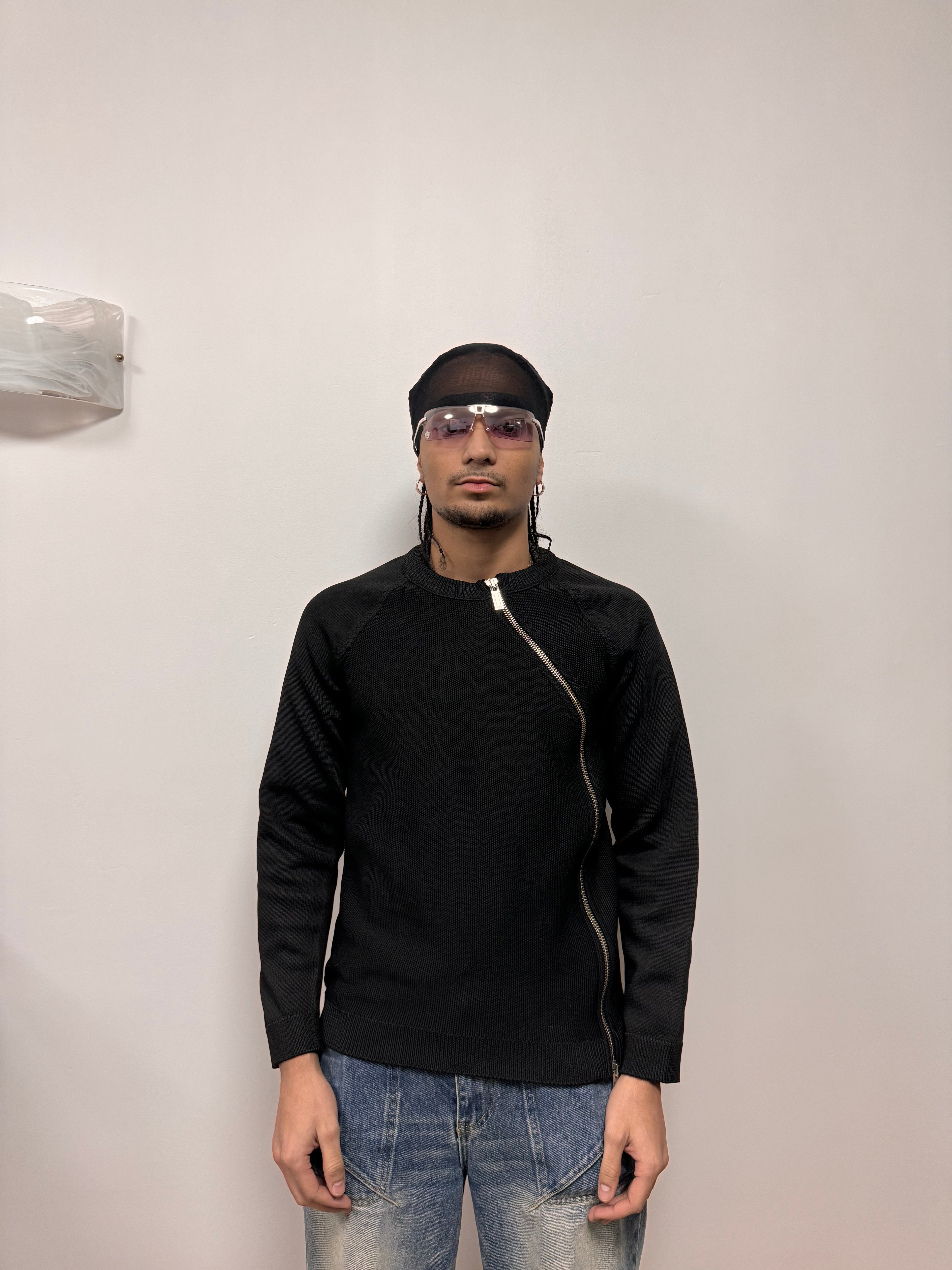 2015 秋冬 Emporio Armani 不对称全拉链毛衣 (S/M)