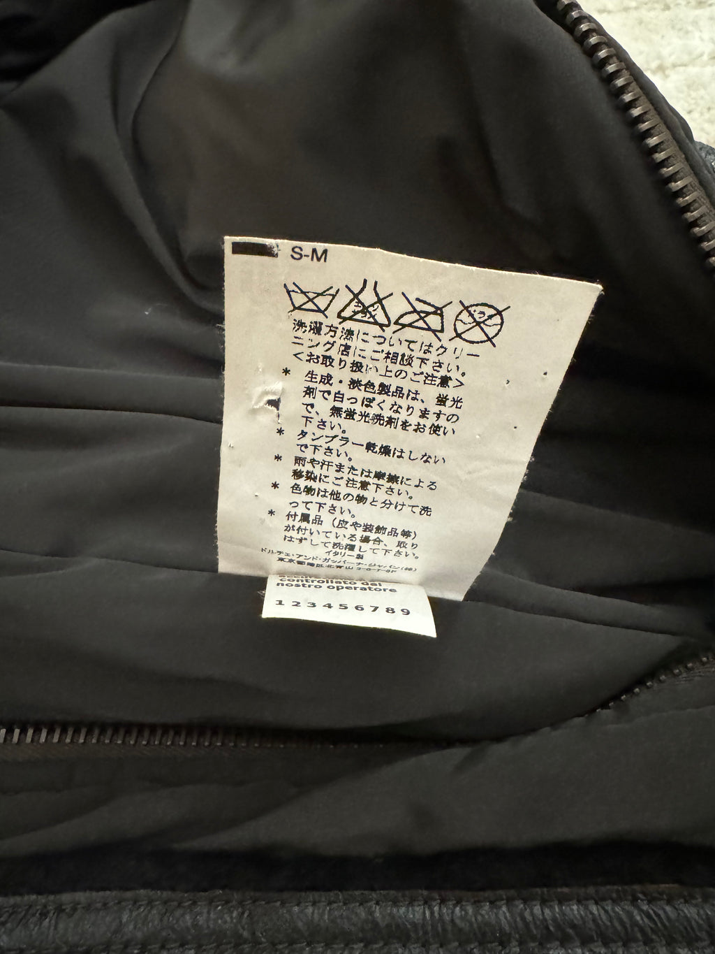 Dolce & Gabbana Shearling Hybrid Bomber Jacket (S)