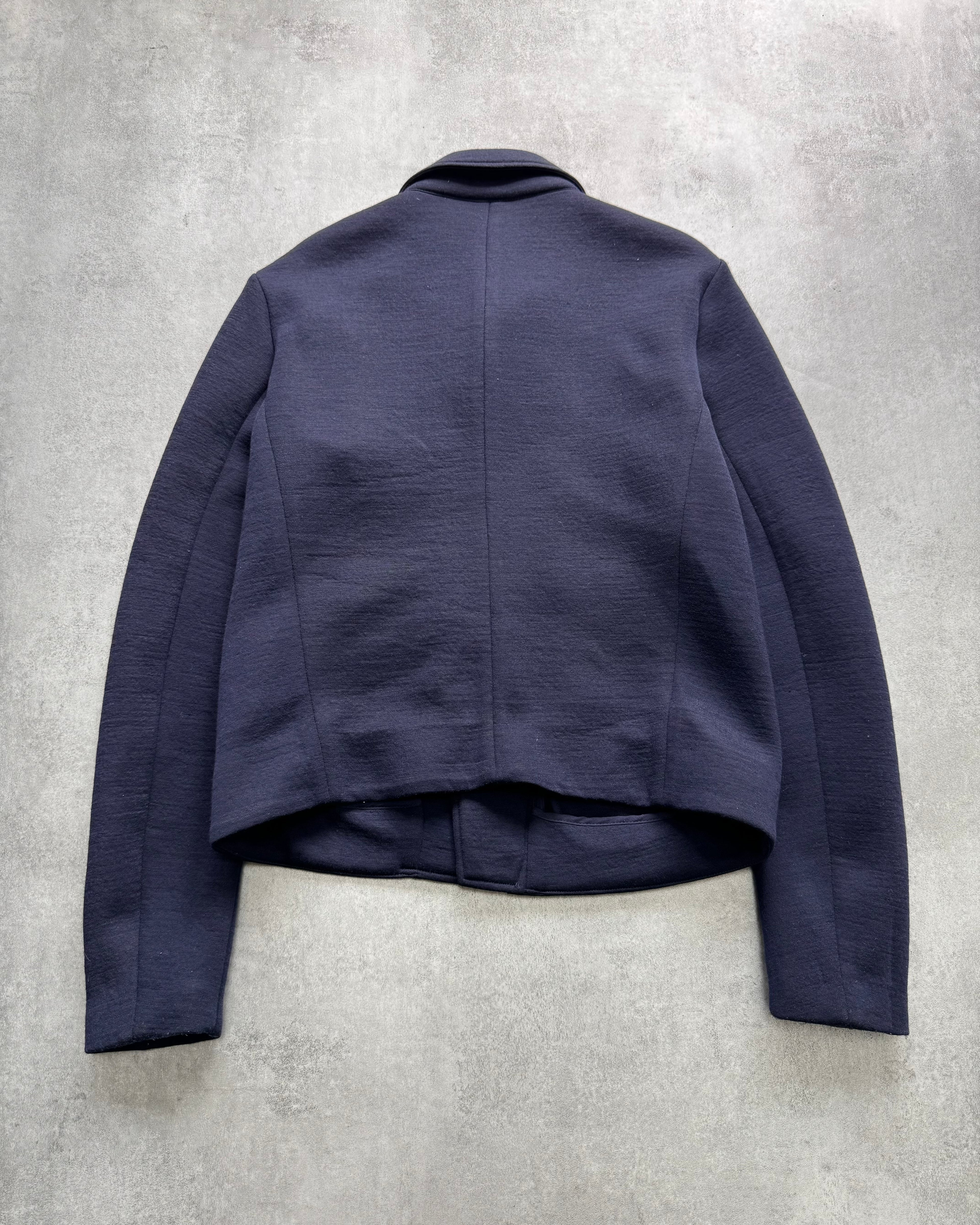 Emporio Armani Navy Asymmetrical Jacket