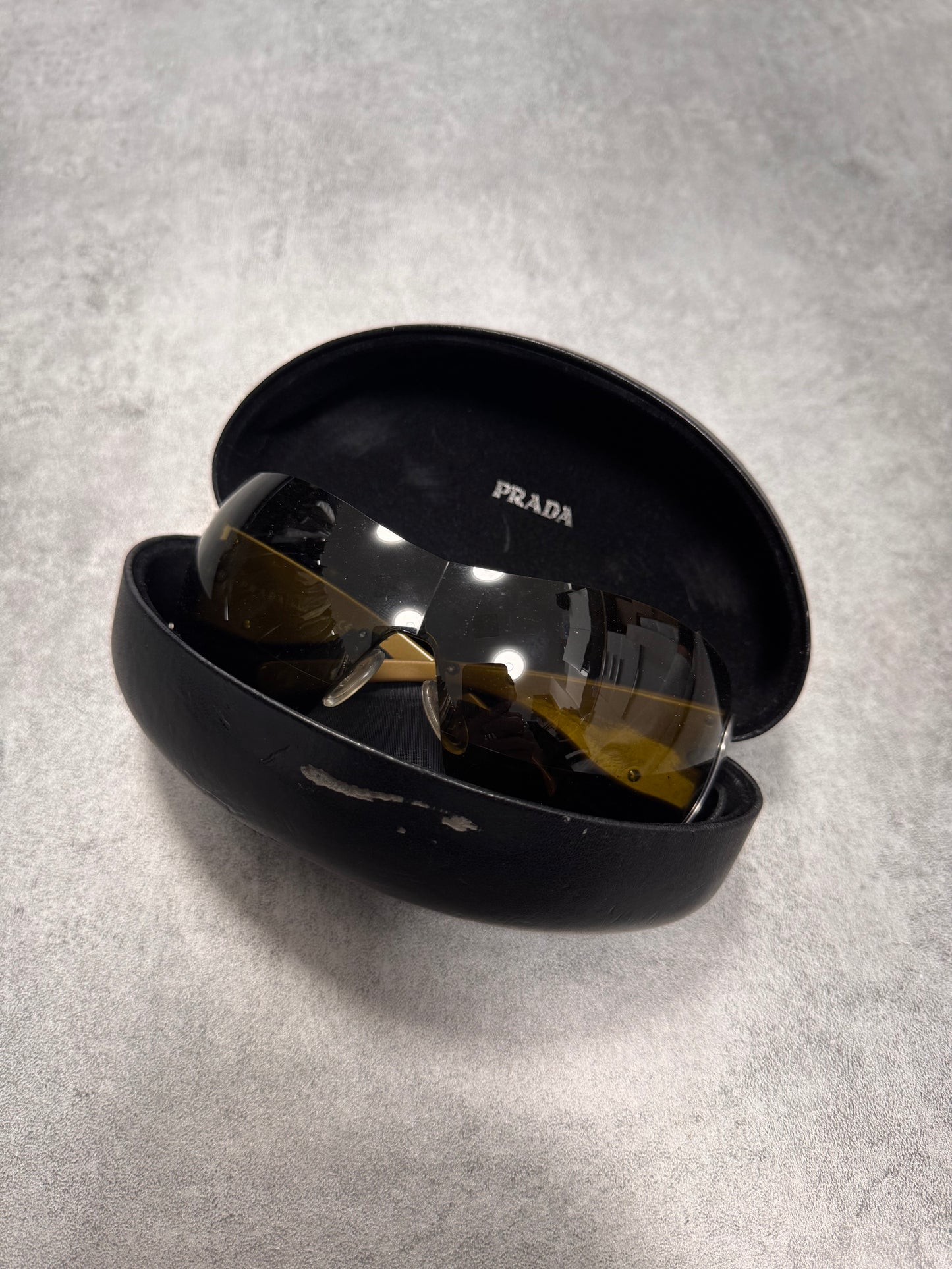 2000s Prada Google Tribal Sunglasses (OS)