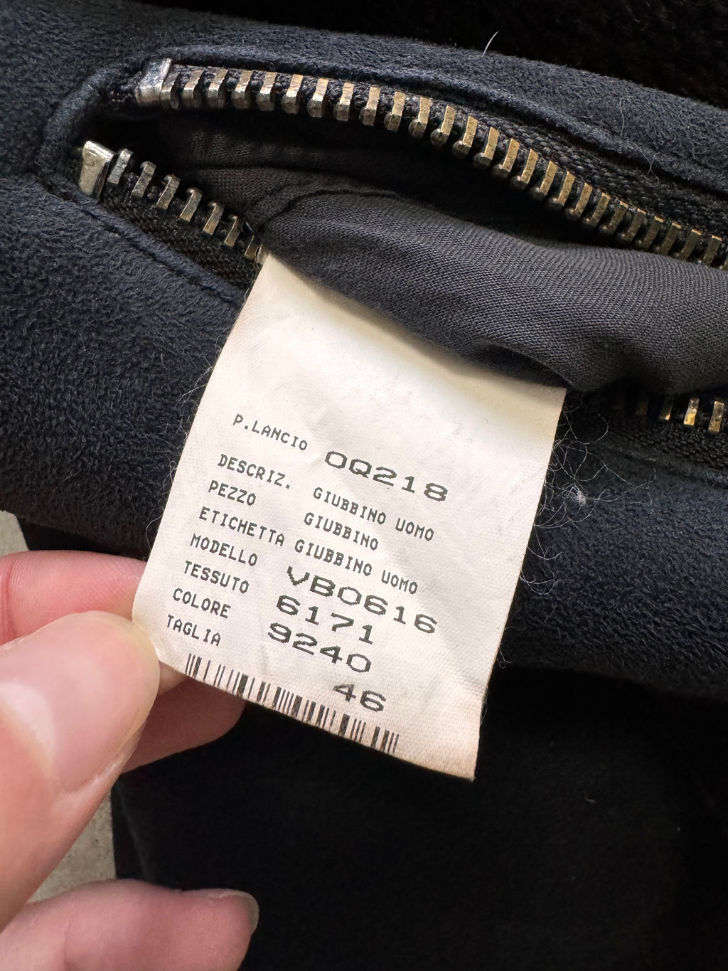 1990s Emporio Armani Arm Zip Asymmetrical Jacket