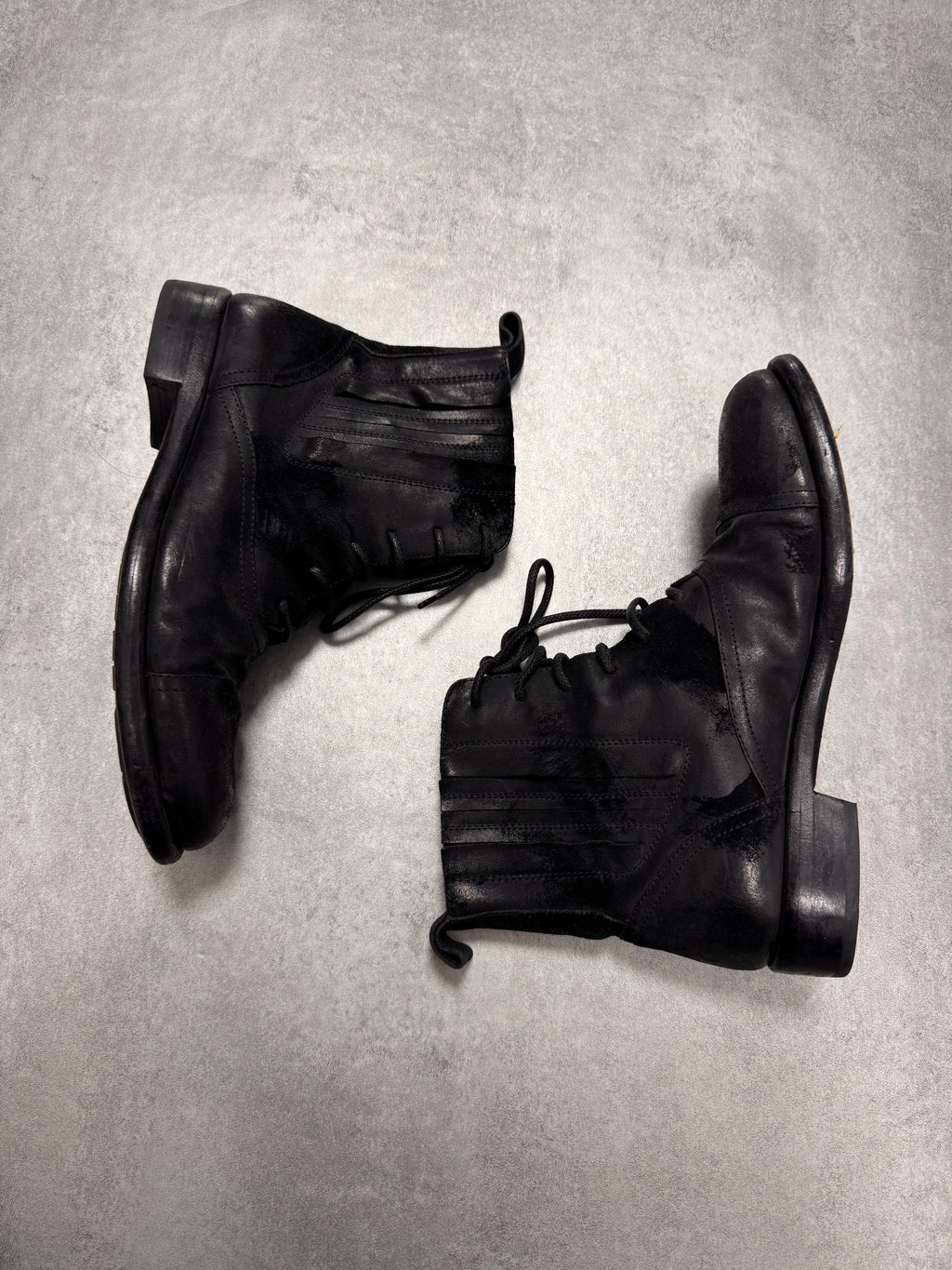 Dolce & Gabbana Brut Textures Leather Boots