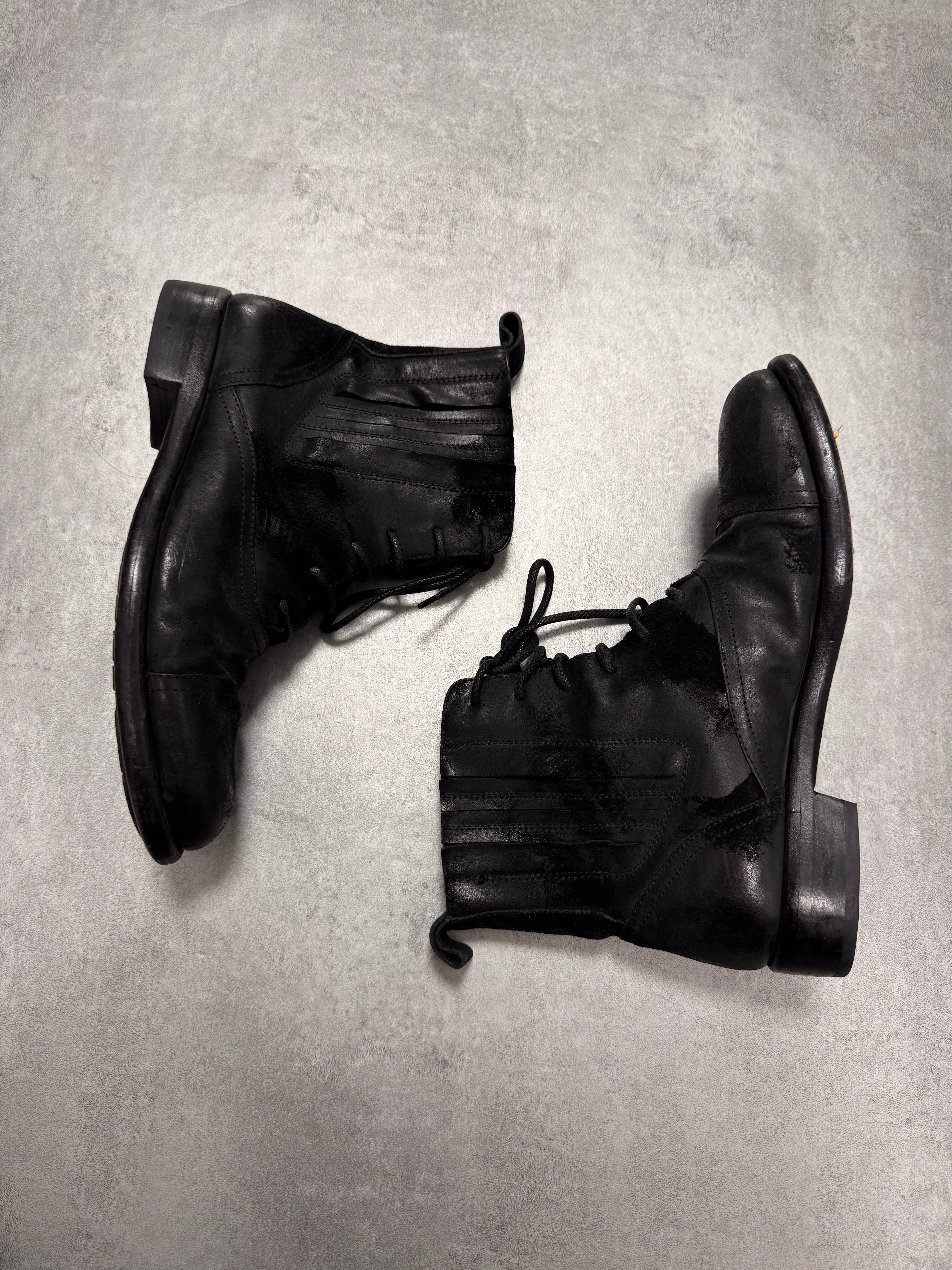 Dolce & Gabbana Brut Textures Leather Boots