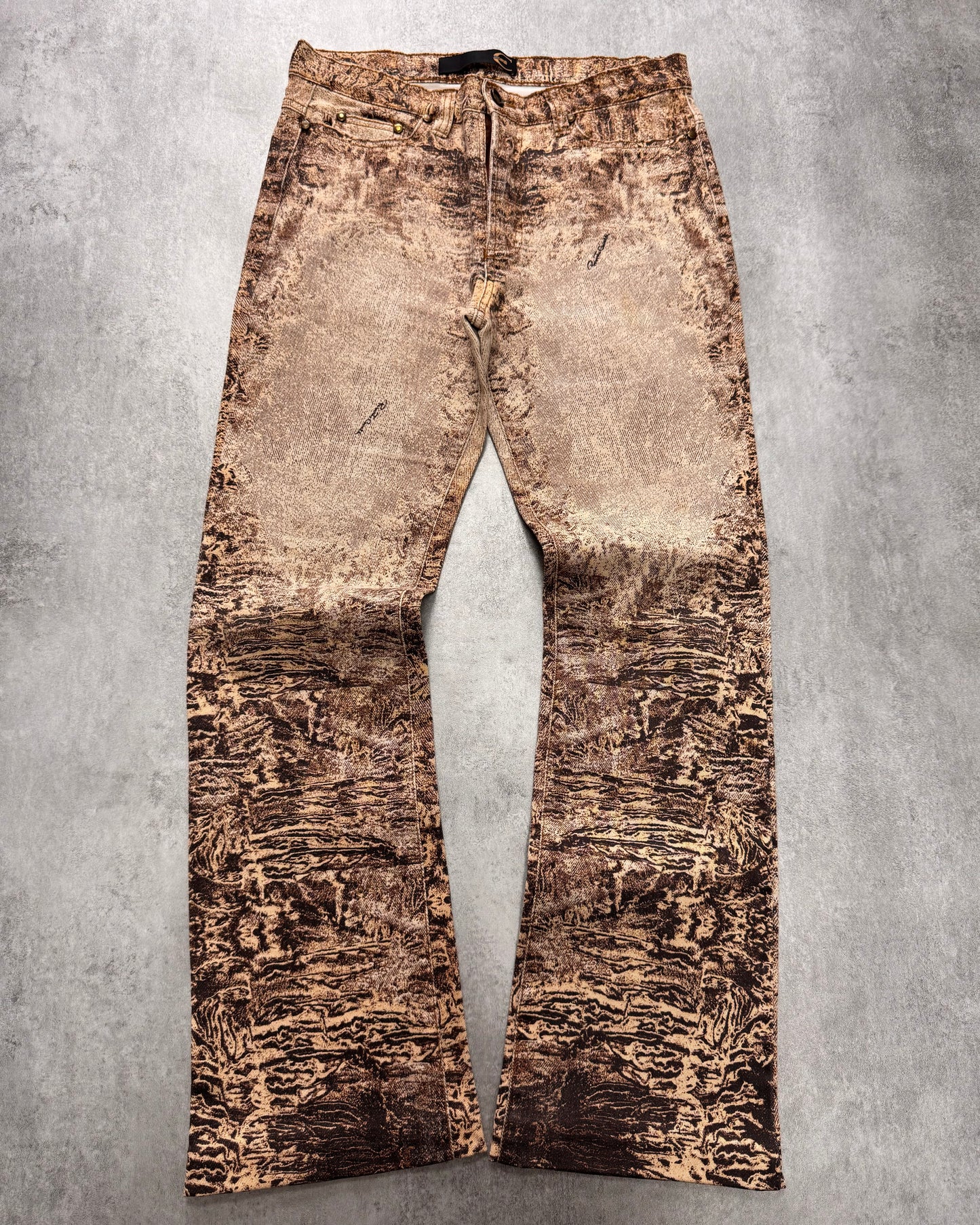 2000s Cavalli Sand Erosion Pants (S)